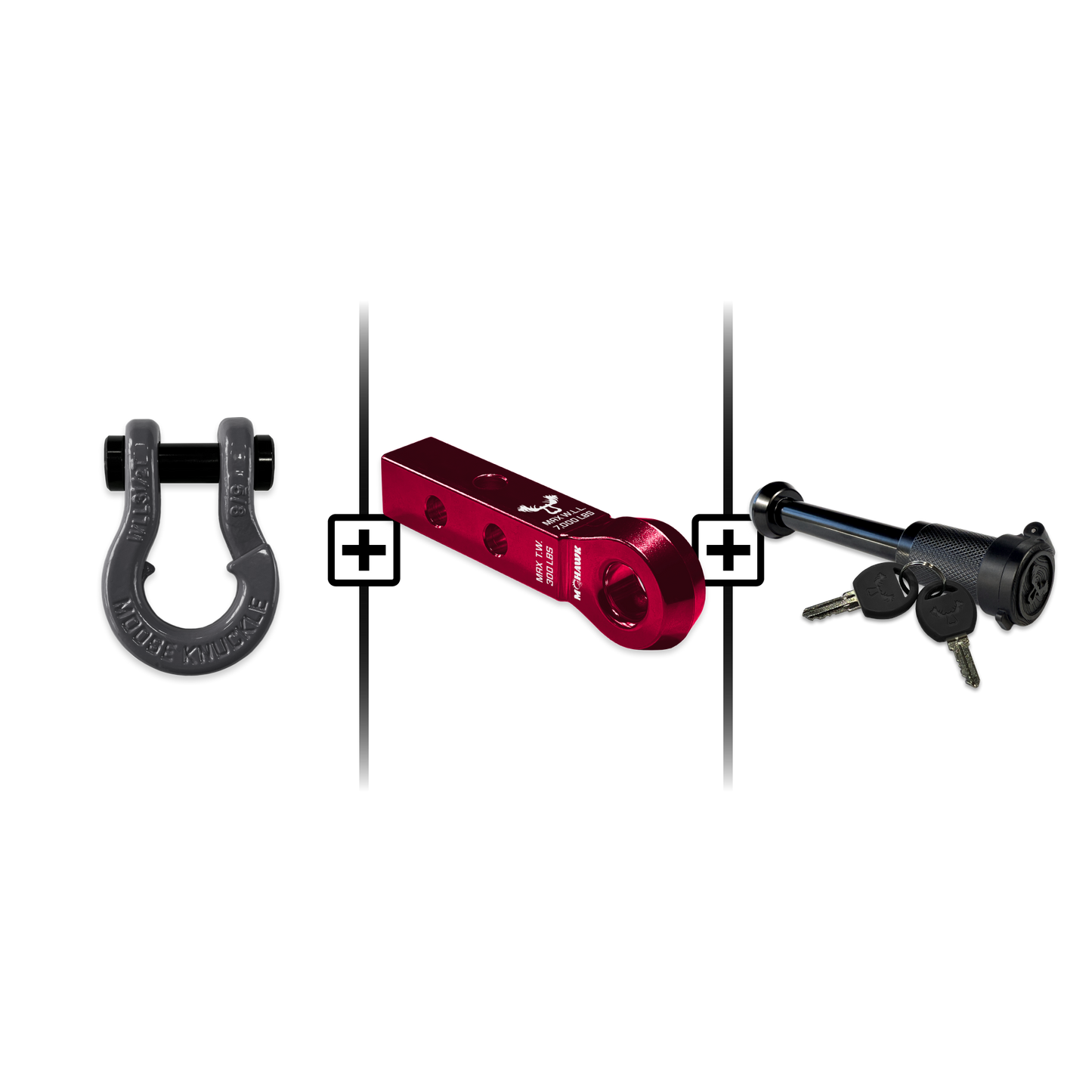 Jowl® Split Shackle® 5/8 Mohawk 1.25 Receiver and Hitch Pin Bundle