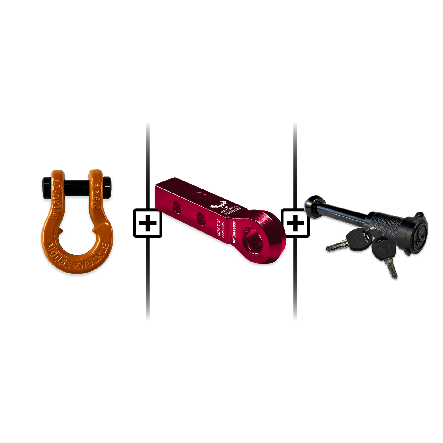 Jowl® Split Shackle® 5/8 Mohawk 1.25 Receiver and Hitch Pin Bundle