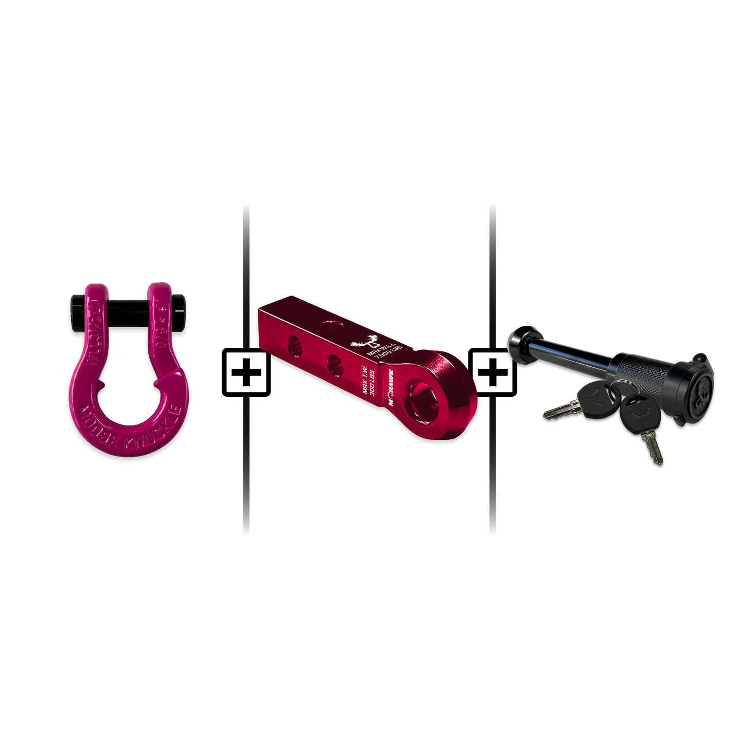 Jowl® Split Shackle® 5/8 Mohawk 1.25 Receiver and Hitch Pin Bundle