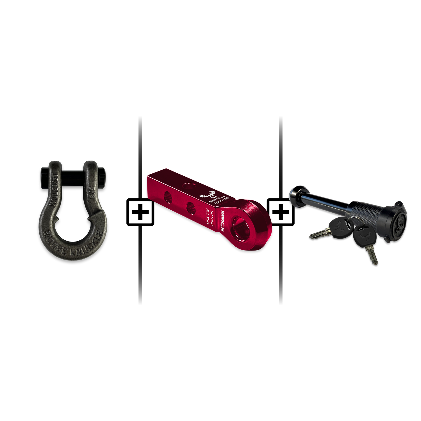 Jowl® Split Shackle® 5/8 Mohawk 1.25 Receiver and Hitch Pin Bundle