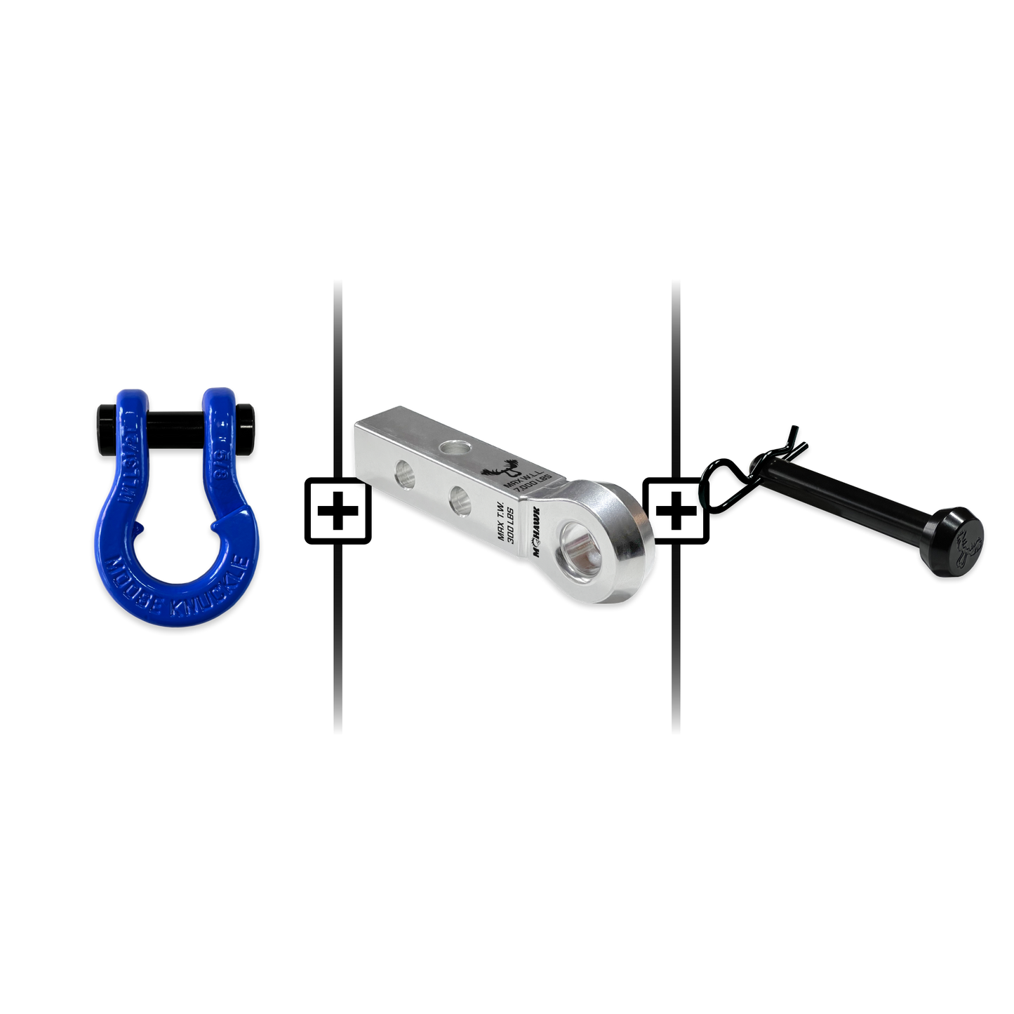 Jowl® Split Shackle® 5/8 Mohawk 1.25 Receiver and Hitch Pin Bundle