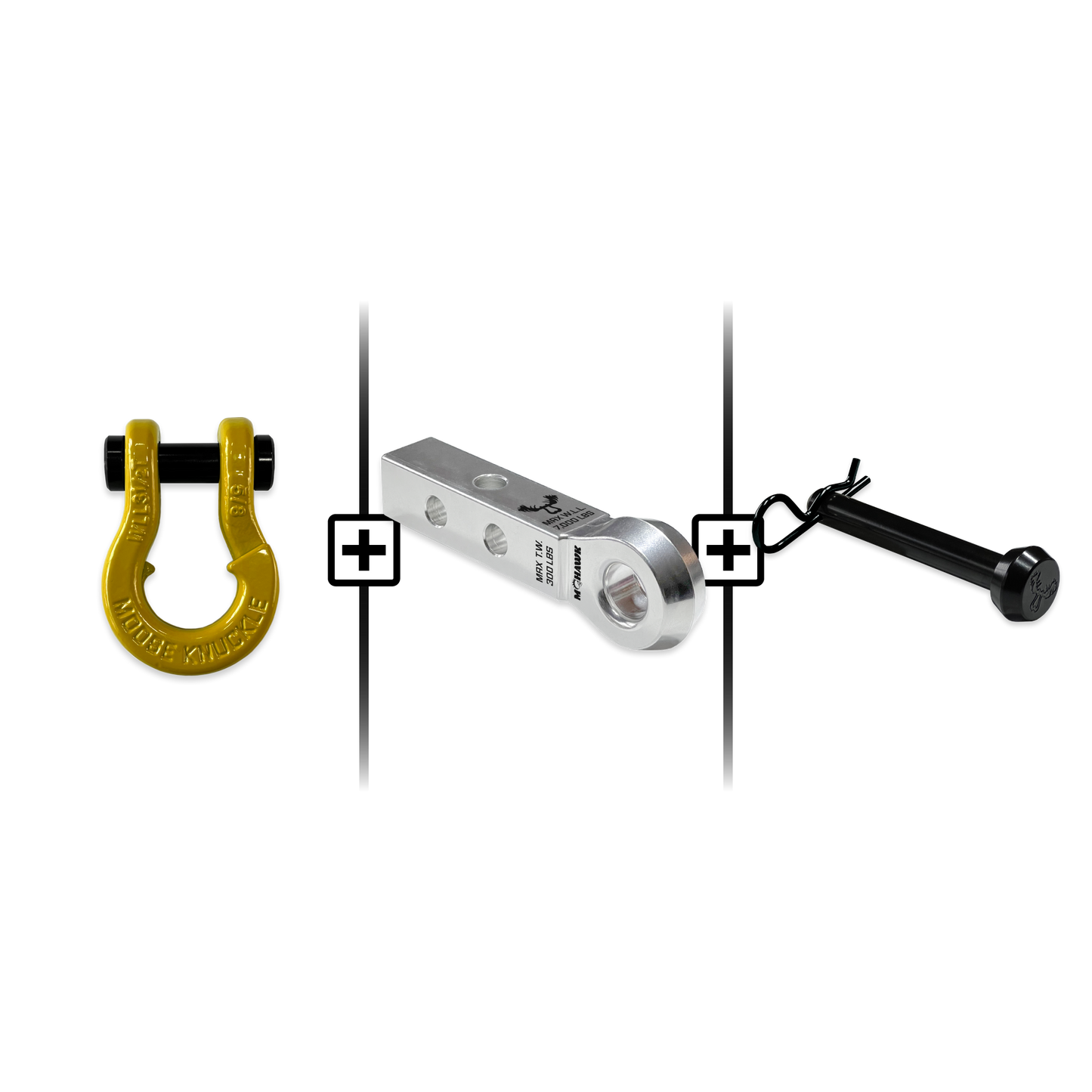 Jowl® Split Shackle® 5/8 Mohawk 1.25 Receiver and Hitch Pin Bundle