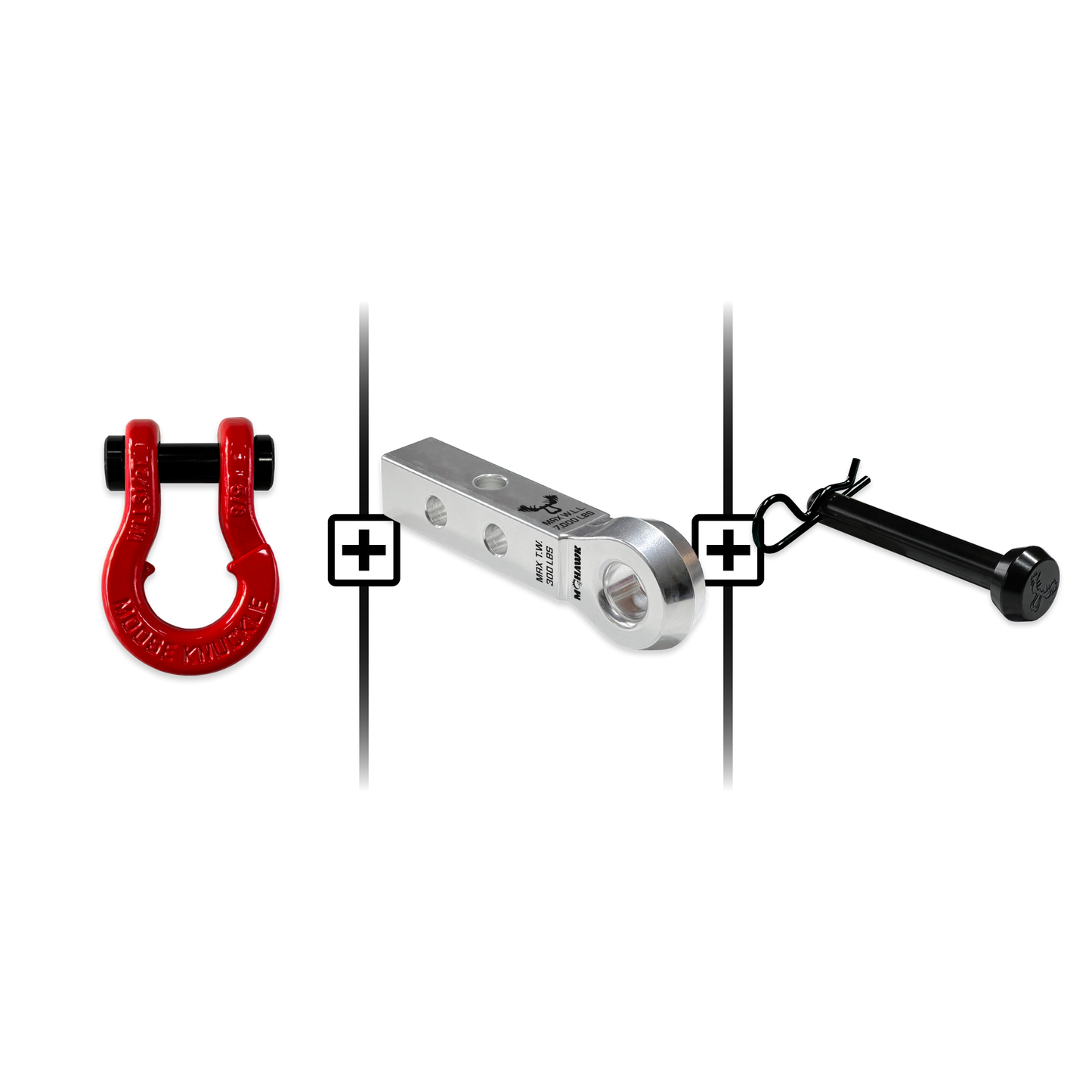 Jowl® Split Shackle® 5/8 Mohawk 1.25 Receiver and Hitch Pin Bundle