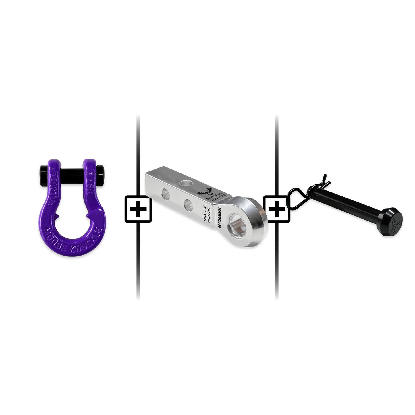 Jowl® Split Shackle® 5/8 Mohawk 1.25 Receiver and Hitch Pin Bundle