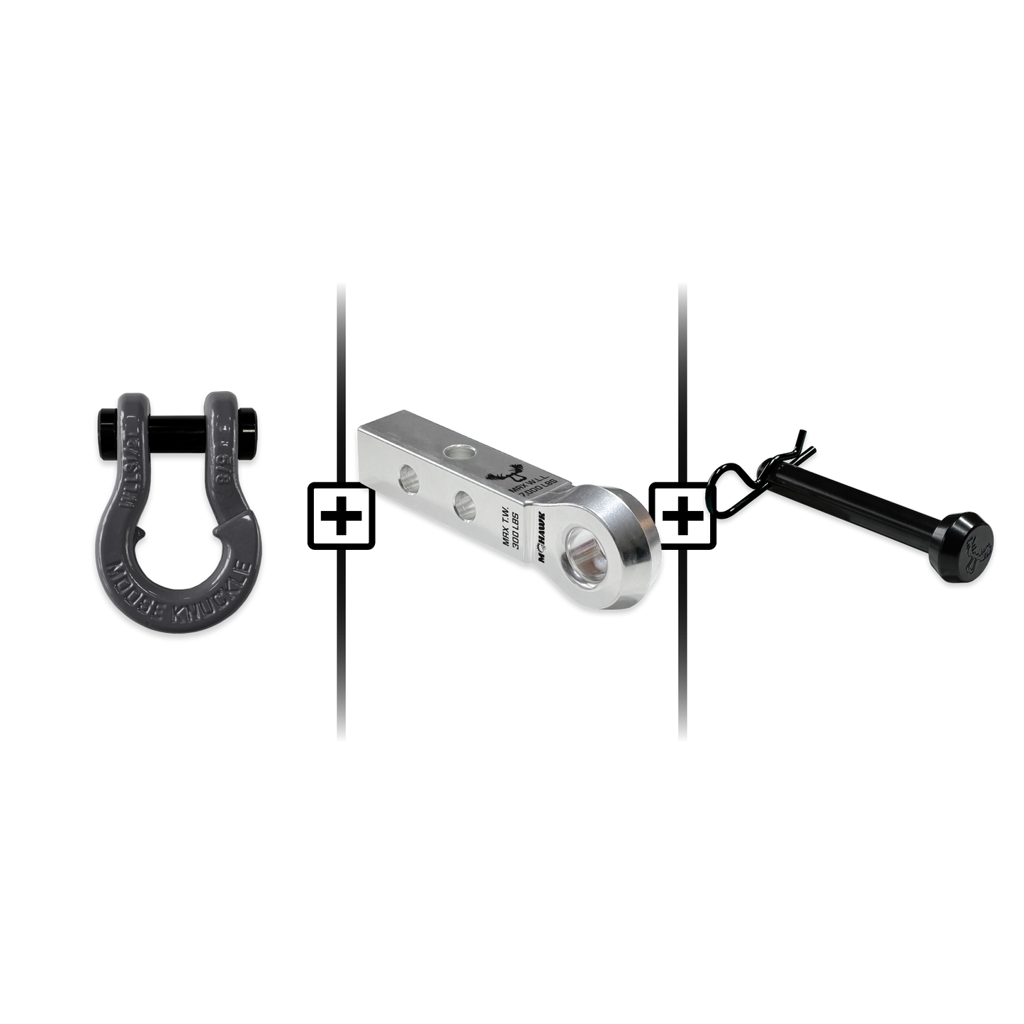 Jowl® Split Shackle® 5/8 Mohawk 1.25 Receiver and Hitch Pin Bundle