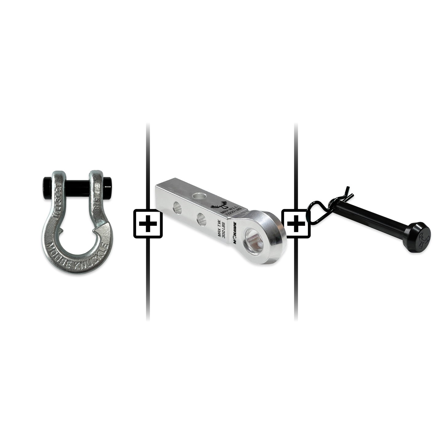 Jowl® Split Shackle® 5/8 Mohawk 1.25 Receiver and Hitch Pin Bundle