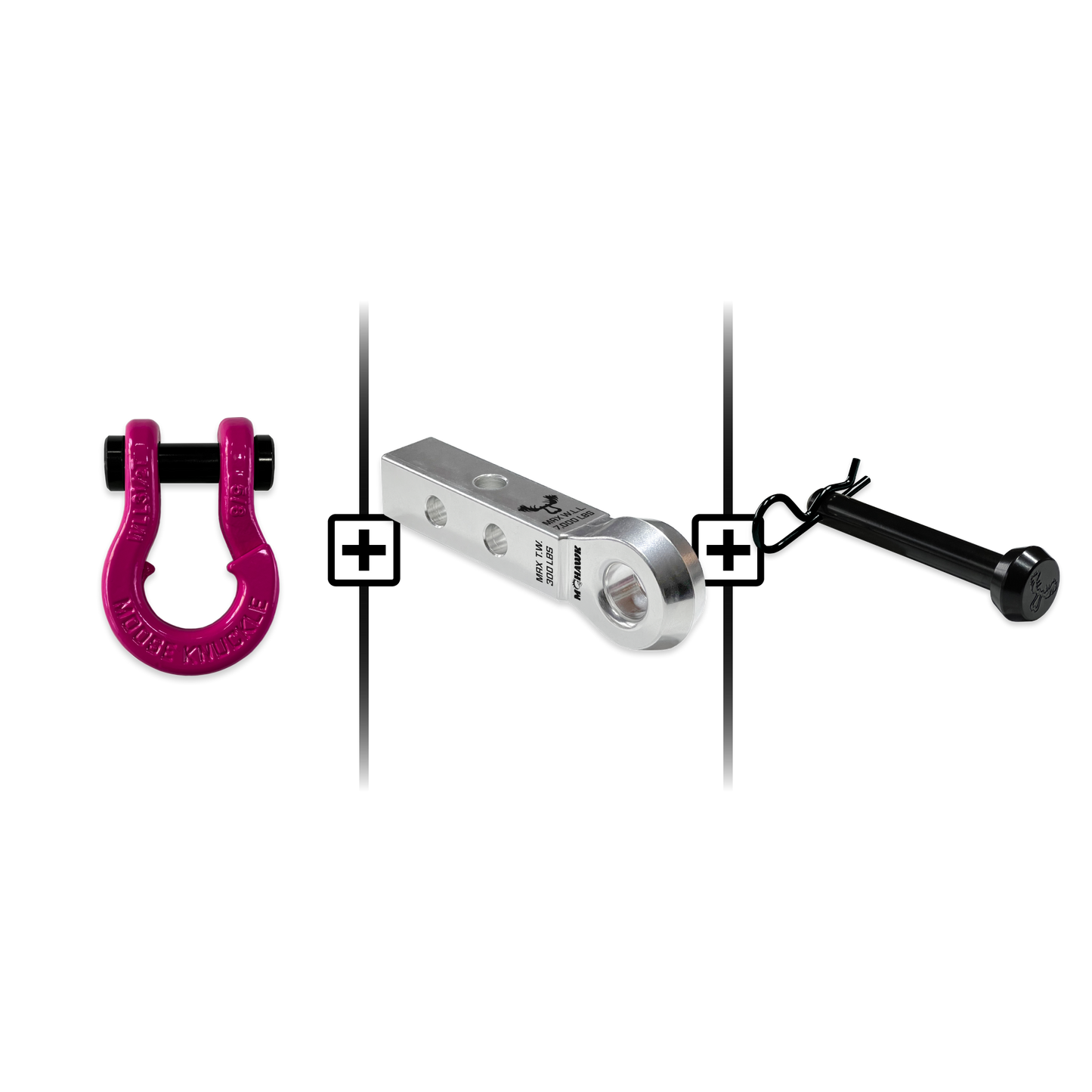 Jowl® Split Shackle® 5/8 Mohawk 1.25 Receiver and Hitch Pin Bundle