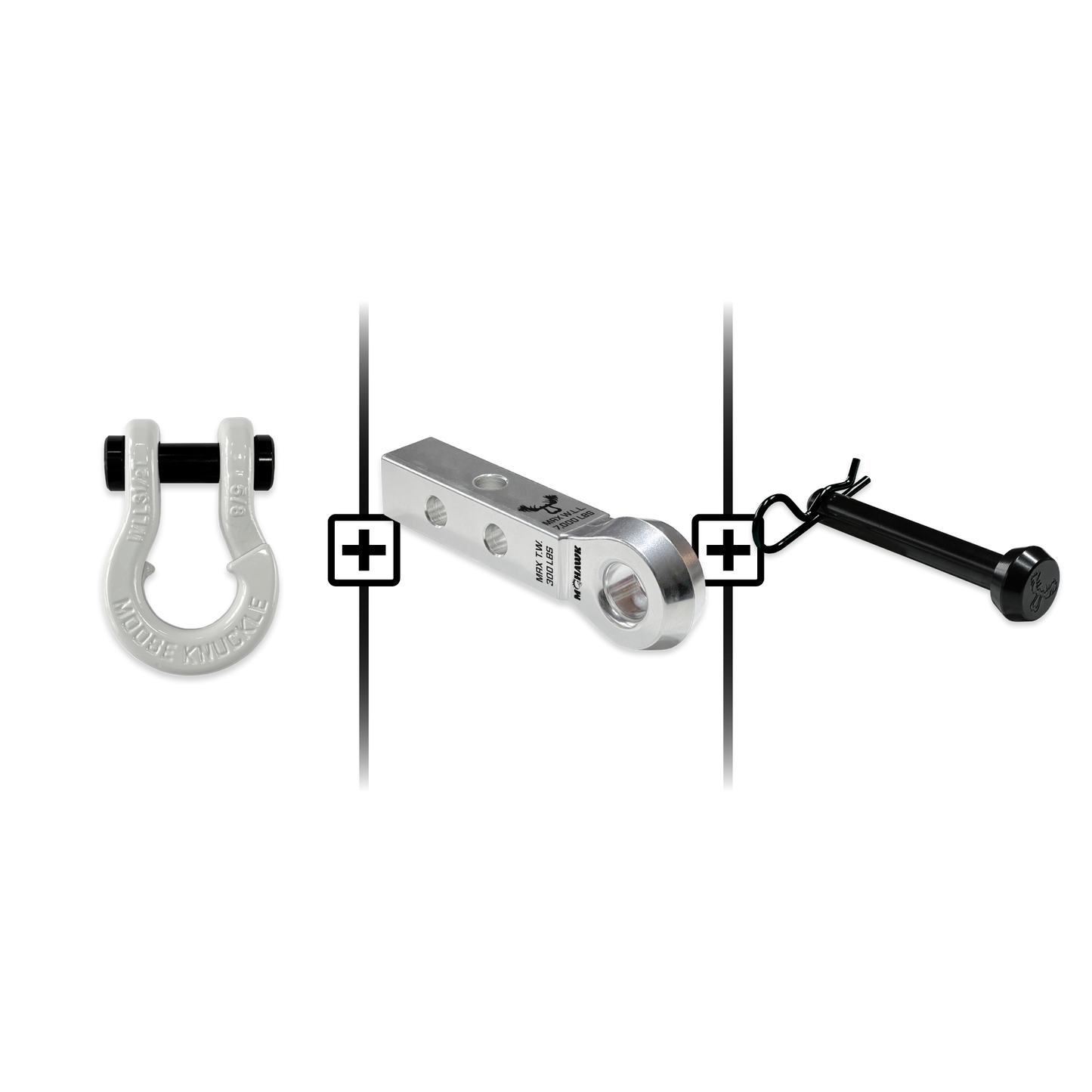 Jowl® Split Shackle® 5/8 Mohawk 1.25 Receiver and Hitch Pin Bundle