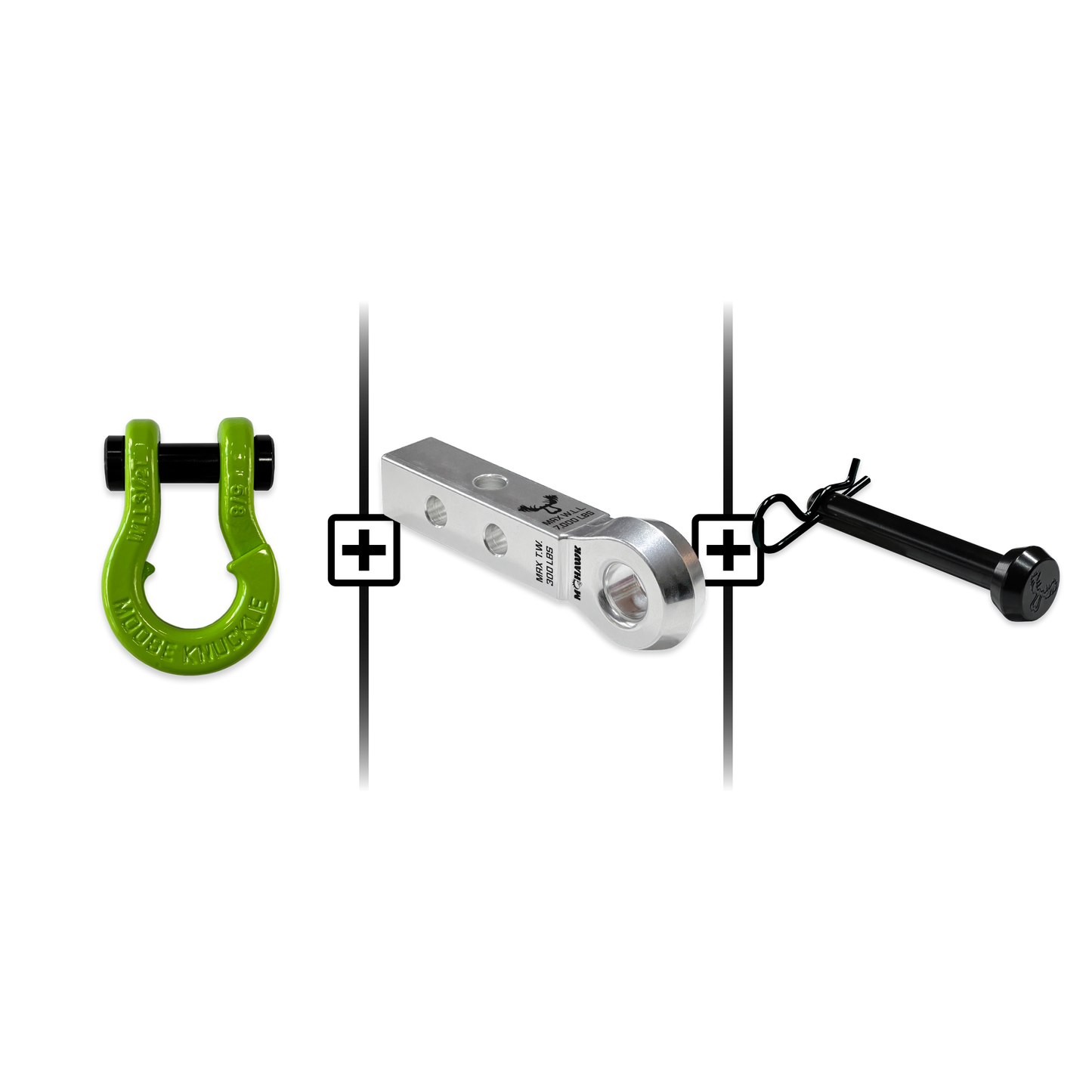 Jowl® Split Shackle® 5/8 Mohawk 1.25 Receiver and Hitch Pin Bundle