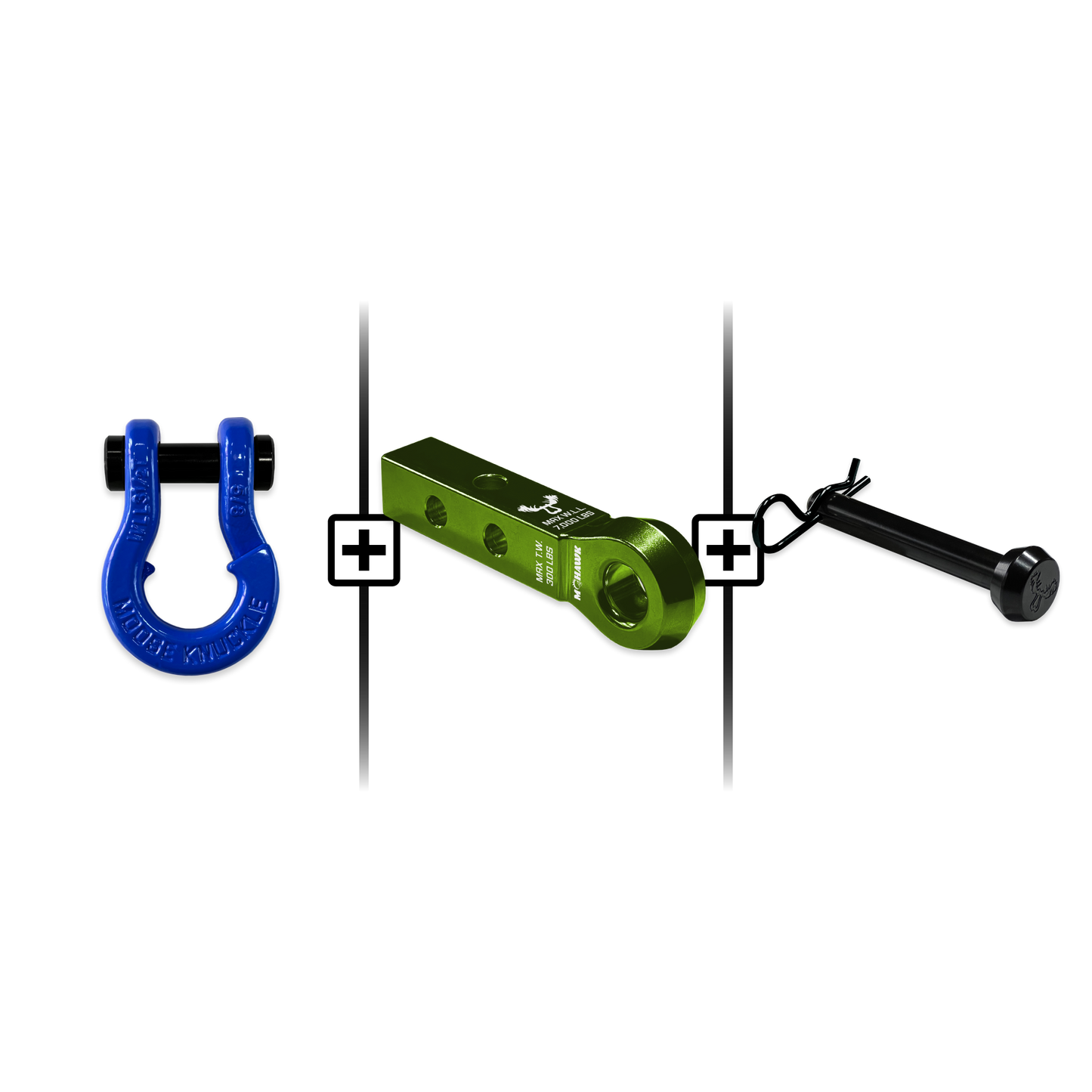 Jowl® Split Shackle® 5/8 Mohawk 1.25 Receiver and Hitch Pin Bundle