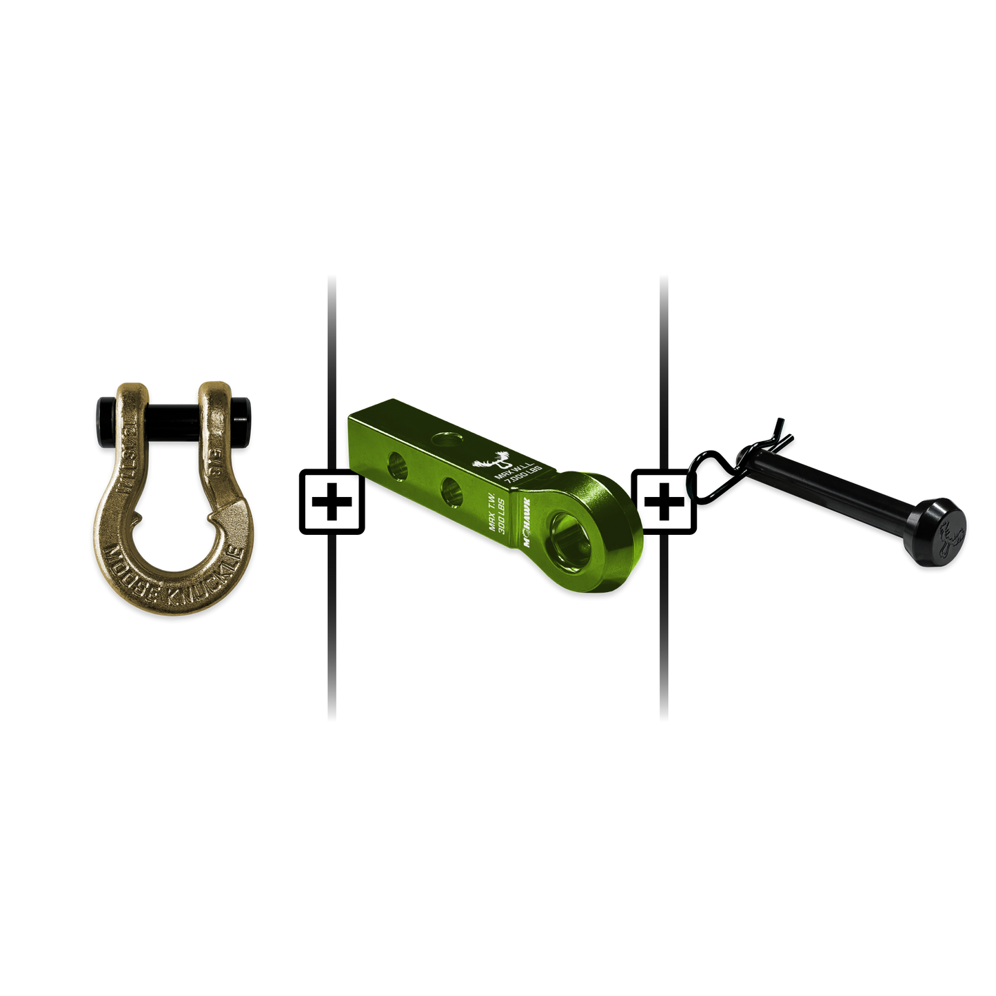 Jowl® Split Shackle® 5/8 Mohawk 1.25 Receiver and Hitch Pin Bundle