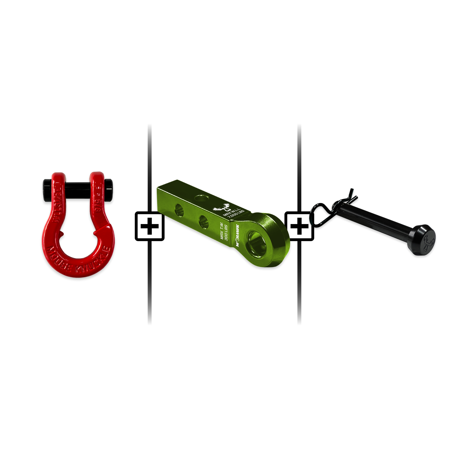 Jowl® Split Shackle® 5/8 Mohawk 1.25 Receiver and Hitch Pin Bundle