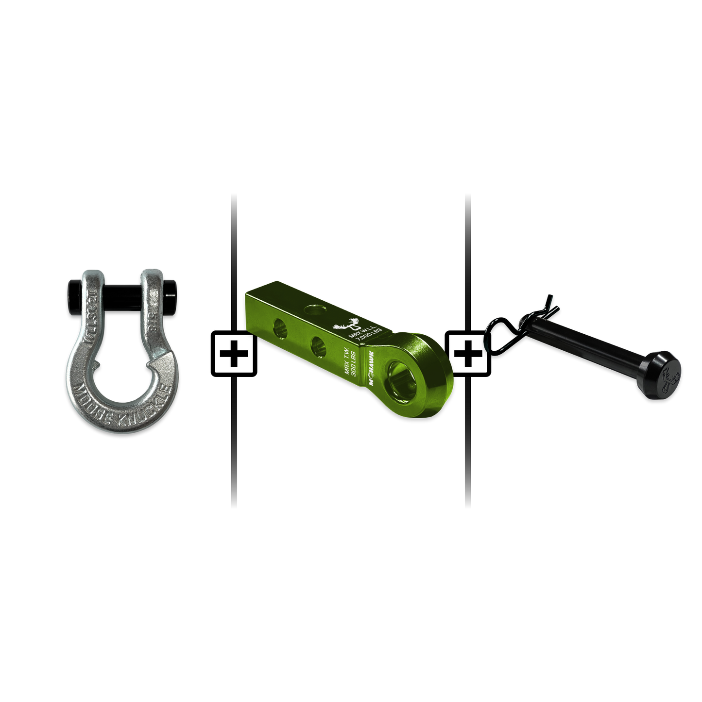 Jowl® Split Shackle® 5/8 Mohawk 1.25 Receiver and Hitch Pin Bundle