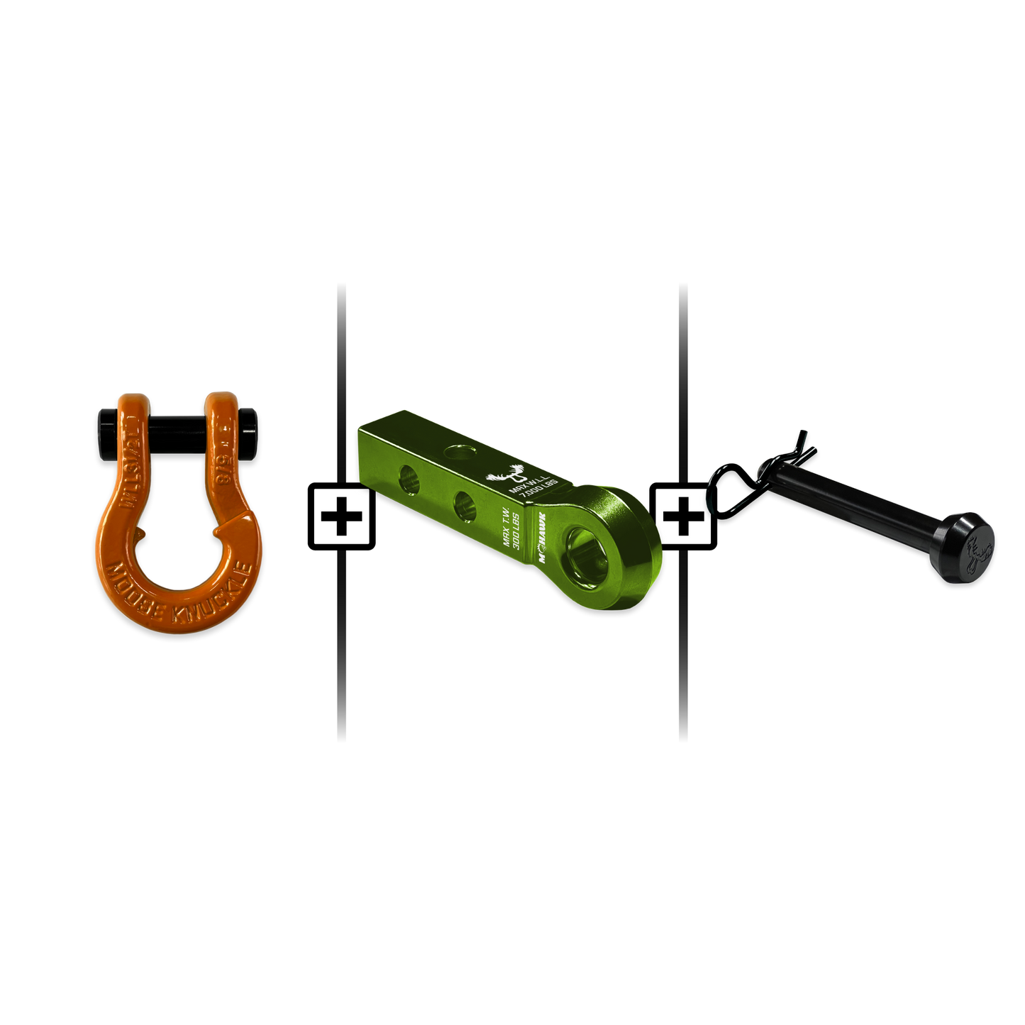 Jowl® Split Shackle® 5/8 Mohawk 1.25 Receiver and Hitch Pin Bundle