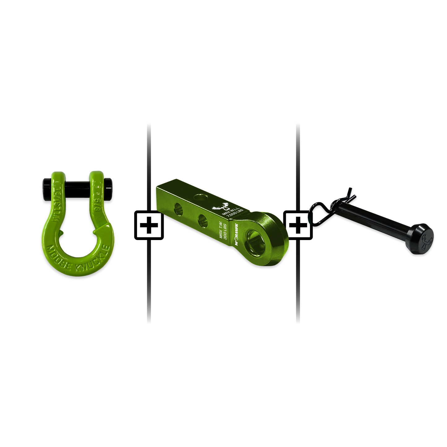 Jowl® Split Shackle® 5/8 Mohawk 1.25 Receiver and Hitch Pin Bundle