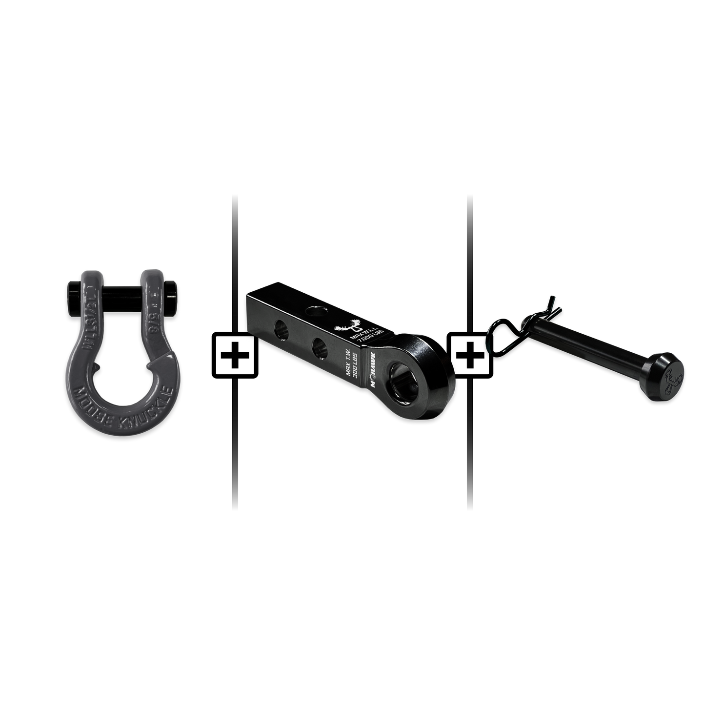 Jowl® Split Shackle® 5/8 Mohawk 1.25 Receiver and Hitch Pin Bundle