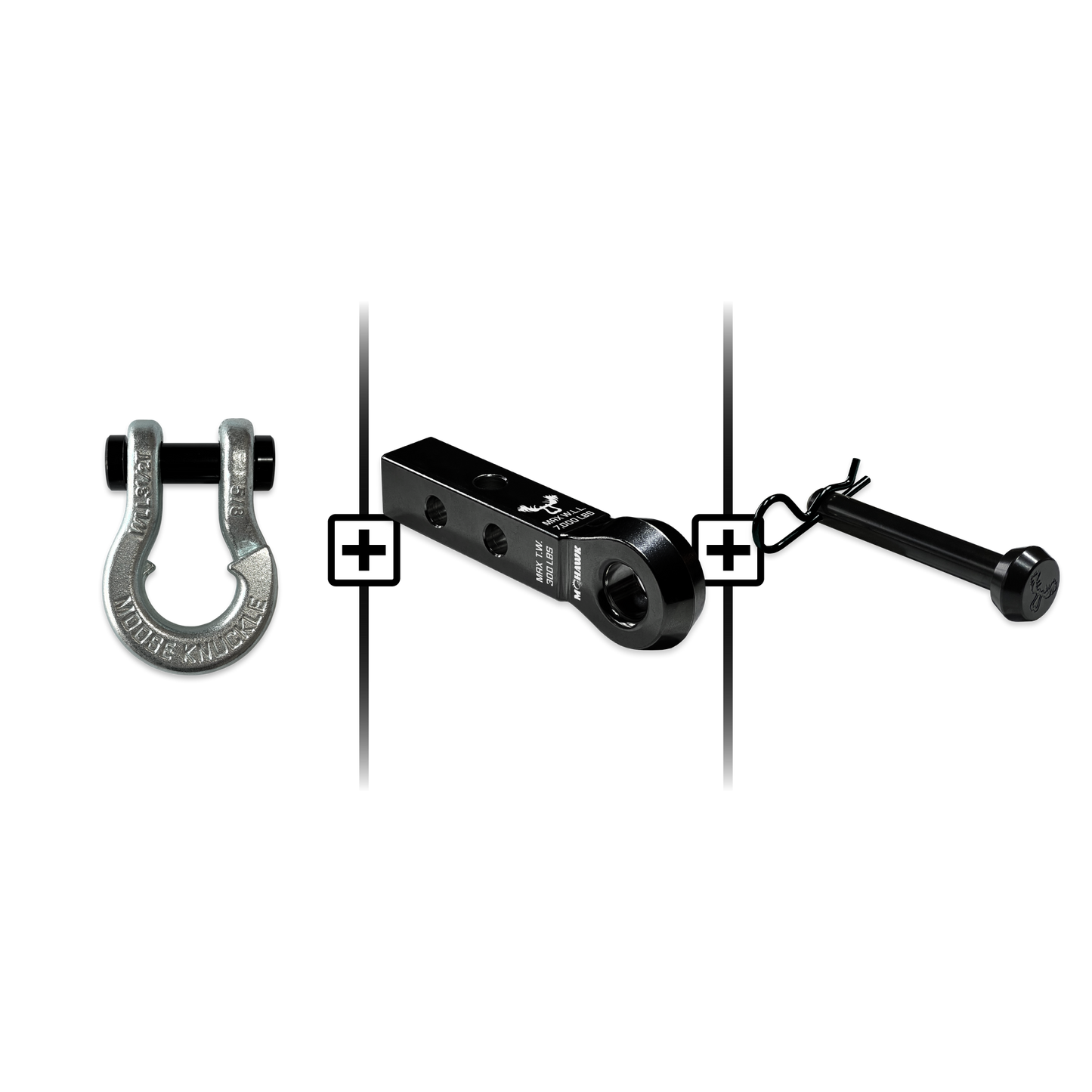 Jowl® Split Shackle® 5/8 Mohawk 1.25 Receiver and Hitch Pin Bundle