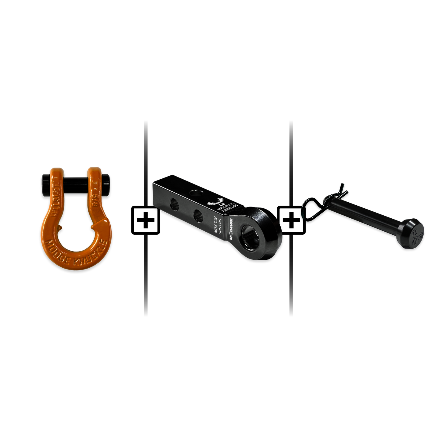 Jowl® Split Shackle® 5/8 Mohawk 1.25 Receiver and Hitch Pin Bundle