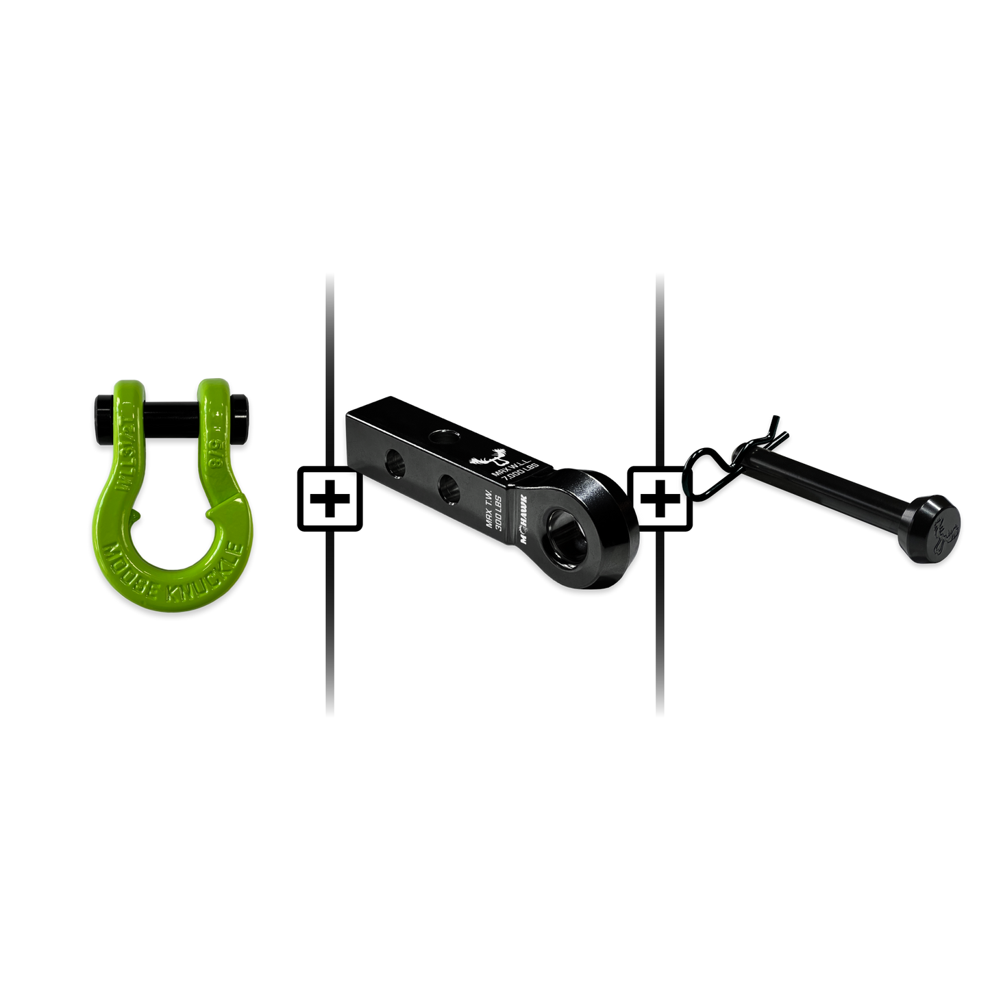 Jowl® Split Shackle® 5/8 Mohawk 1.25 Receiver and Hitch Pin Bundle