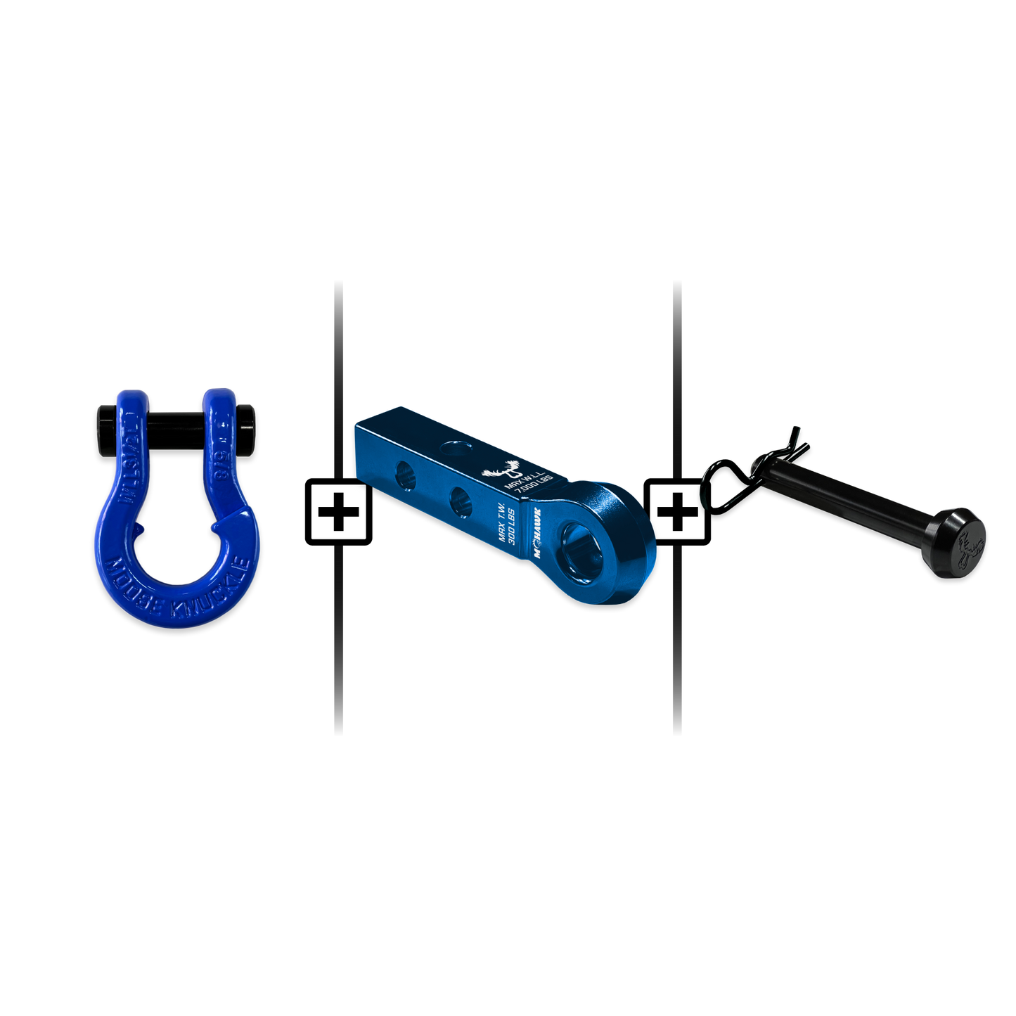 Jowl® Split Shackle® 5/8 Mohawk 1.25 Receiver and Hitch Pin Bundle