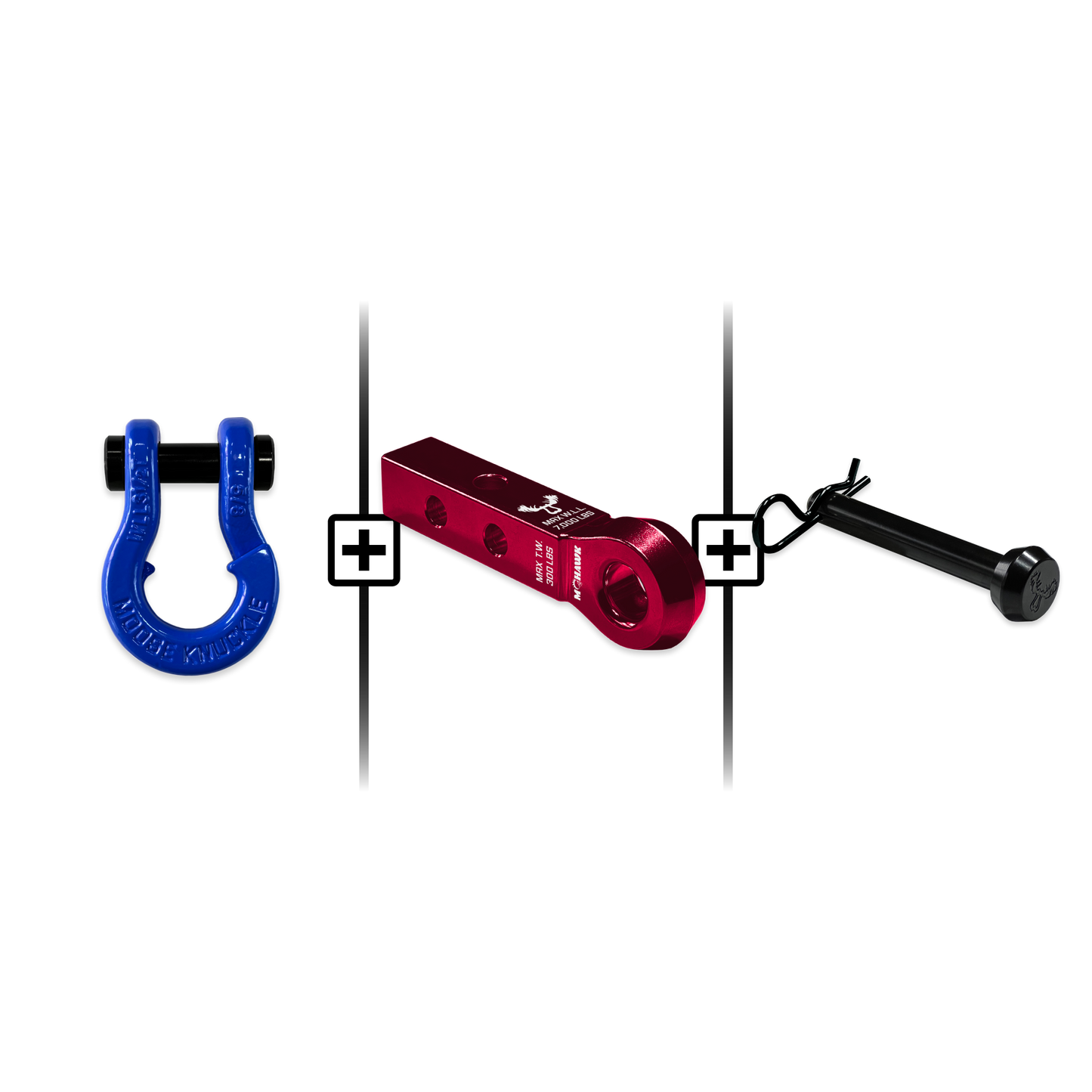 Jowl® Split Shackle® 5/8 Mohawk 1.25 Receiver and Hitch Pin Bundle