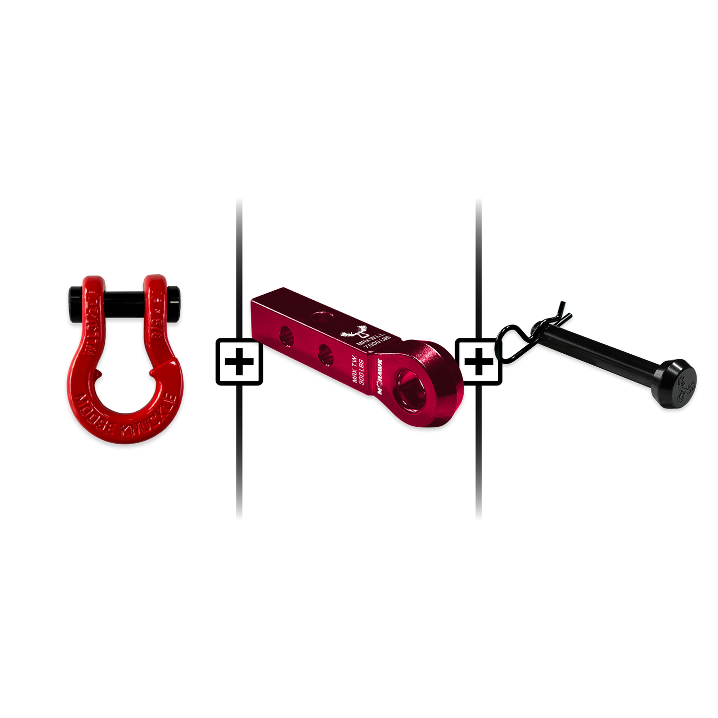 Jowl® Split Shackle® 5/8 Mohawk 1.25 Receiver and Hitch Pin Bundle