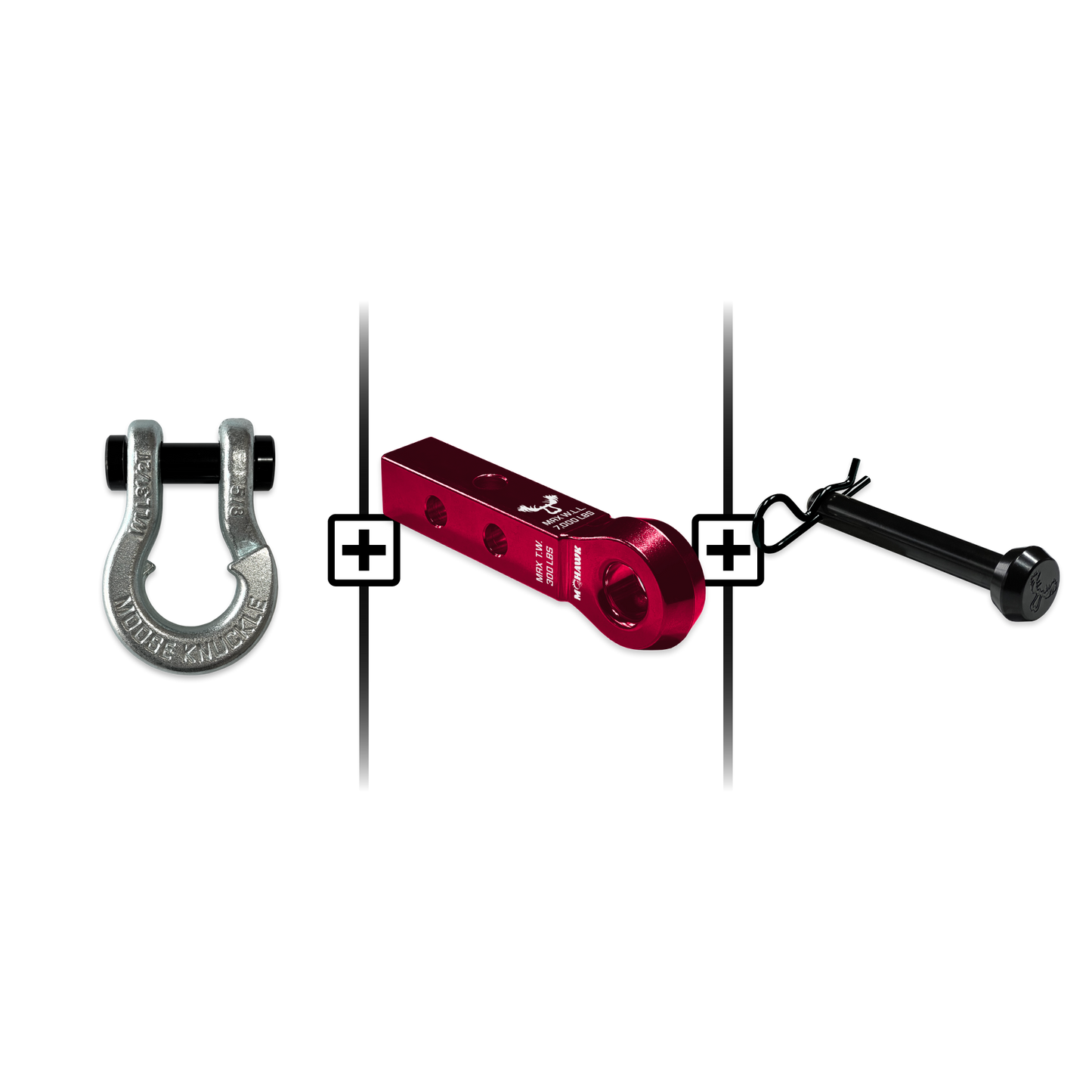 Jowl® Split Shackle® 5/8 Mohawk 1.25 Receiver and Hitch Pin Bundle