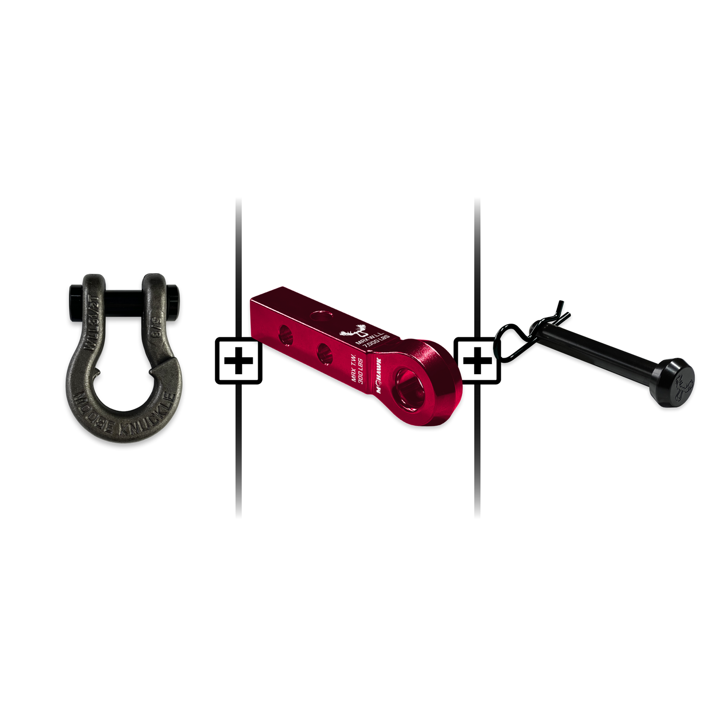 Jowl® Split Shackle® 5/8 Mohawk 1.25 Receiver and Hitch Pin Bundle