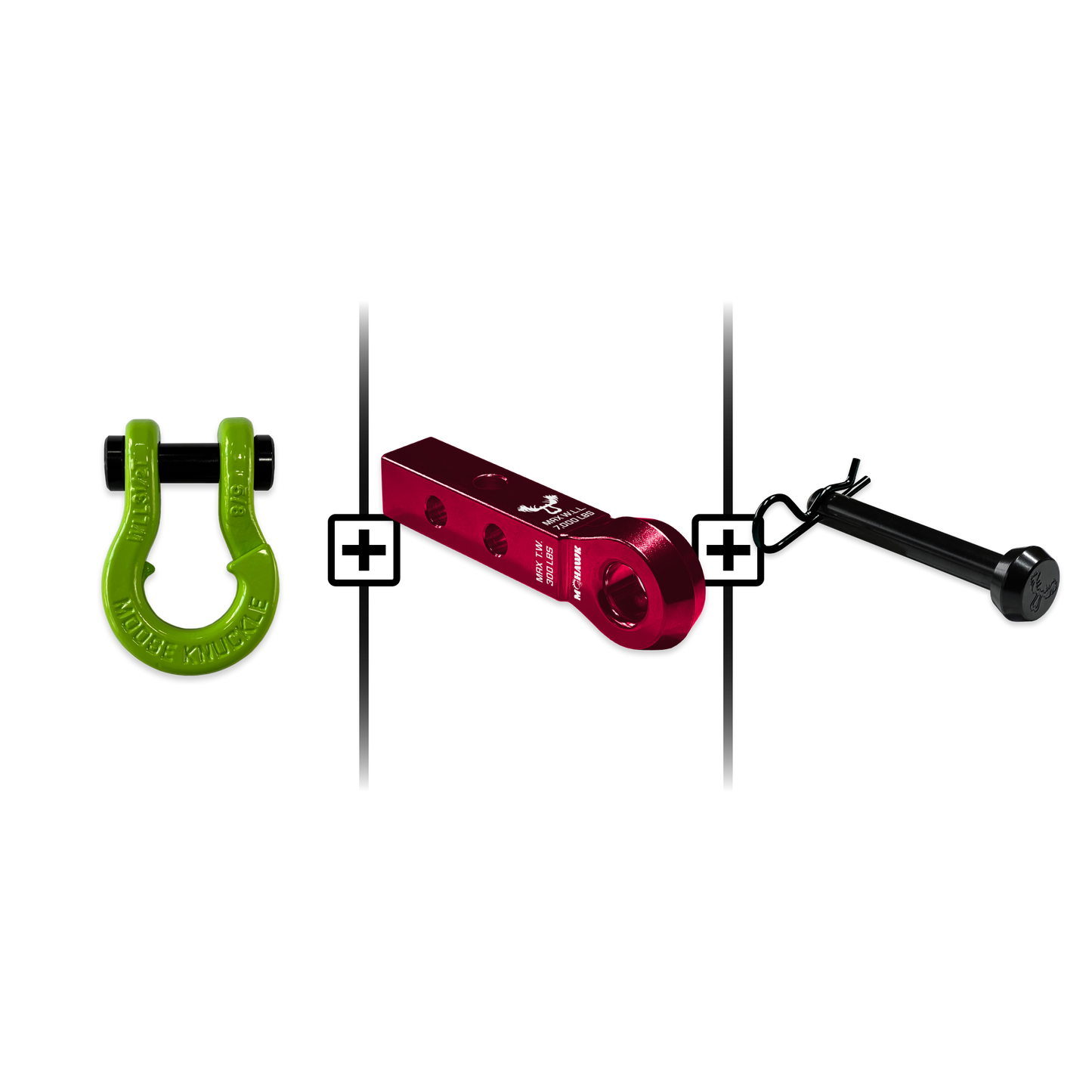 Jowl® Split Shackle® 5/8 Mohawk 1.25 Receiver and Hitch Pin Bundle
