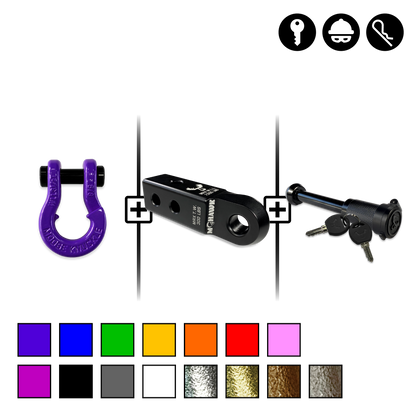 Jowl® 5/8 Split Shackle® Mohawk 2.0x5/8 Receiver and Hitch Pin Bundle