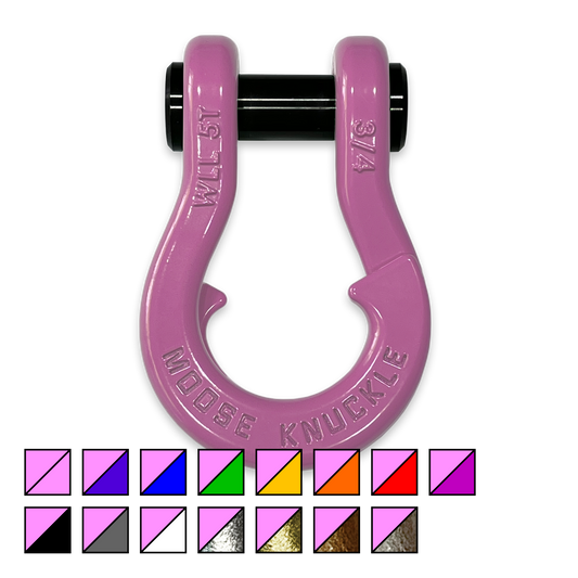 Jowl D-Ring Tow Recovery Shackle (Pretty Pink) Front