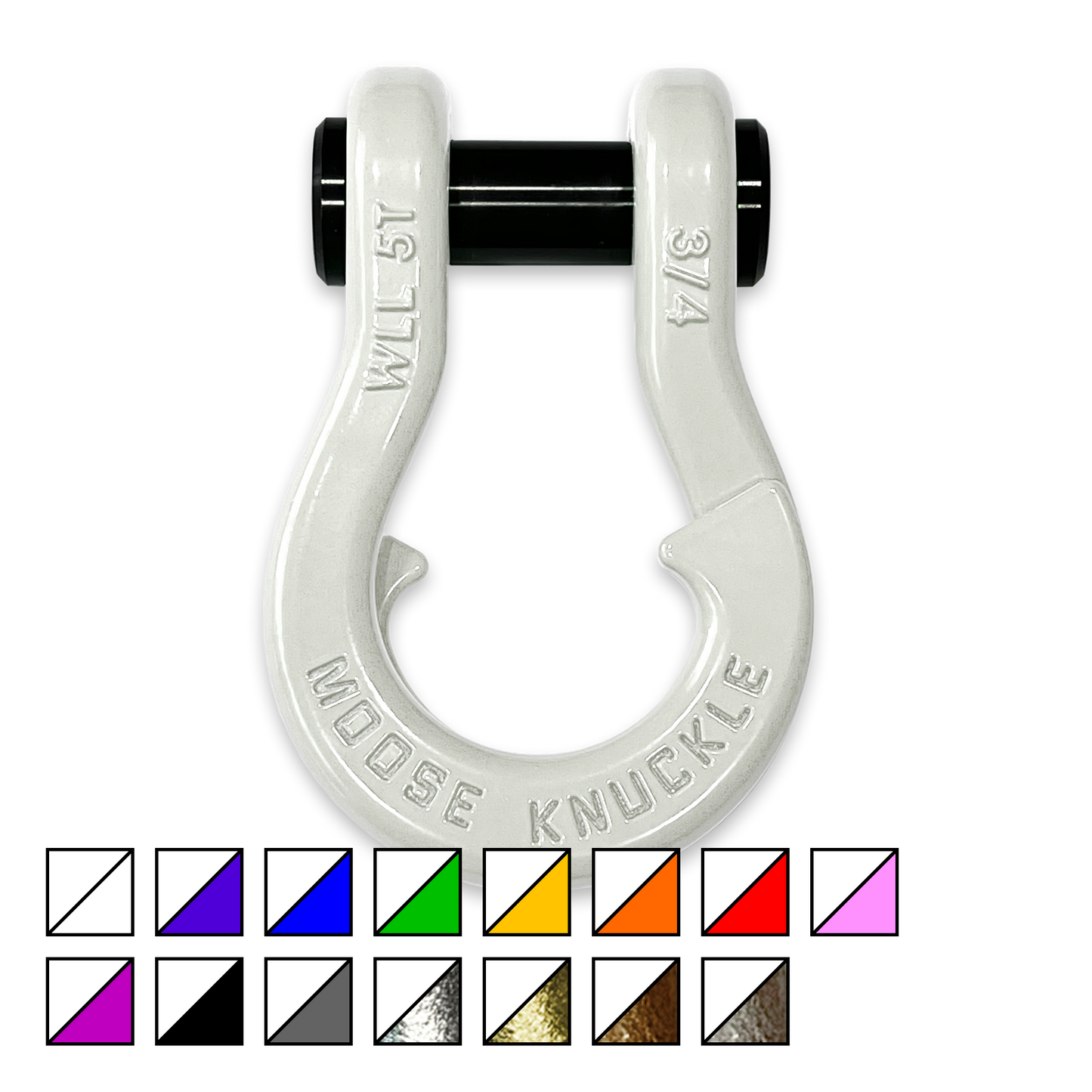 Jowl Recovery Split Shackle 3/4 (Pure White)