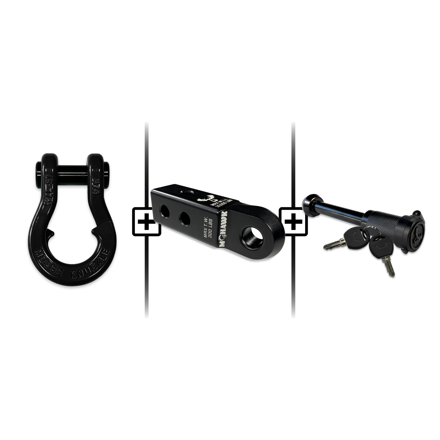 Jowl® 3/4 Split Shackle® Mohawk 2.0 Receiver and Hitch Pin Bundle