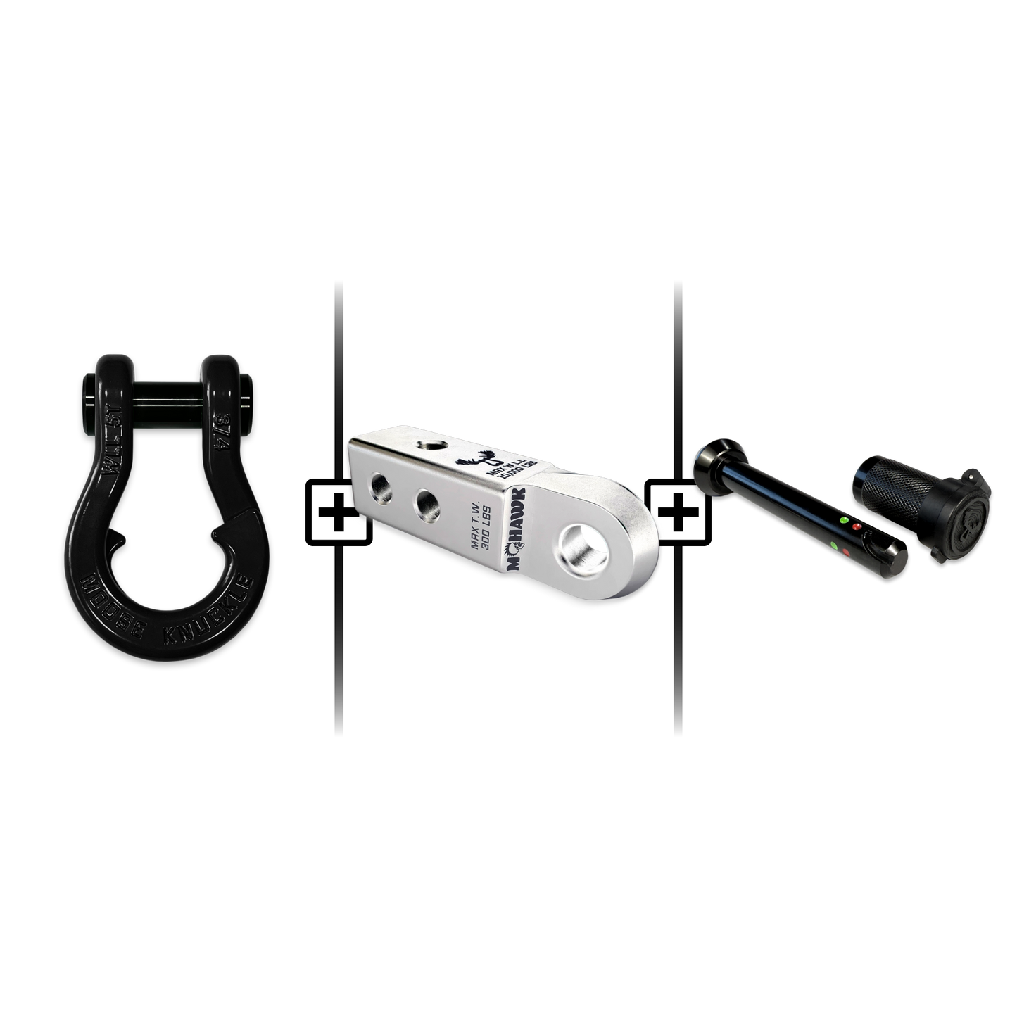 Jowl® 3/4 Split Shackle® Mohawk 2.0 Receiver and Hitch Pin Bundle