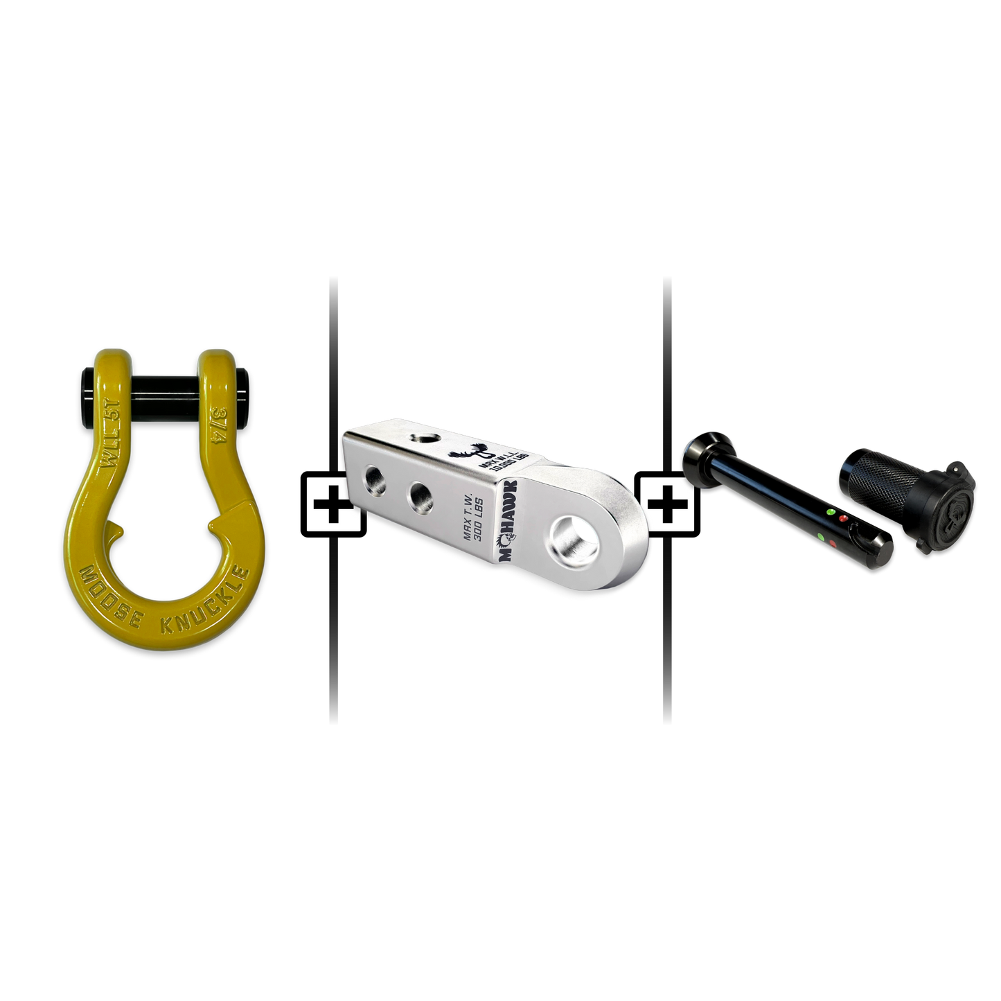 Jowl® 3/4 Split Shackle® Mohawk 2.0 Receiver and Hitch Pin Bundle