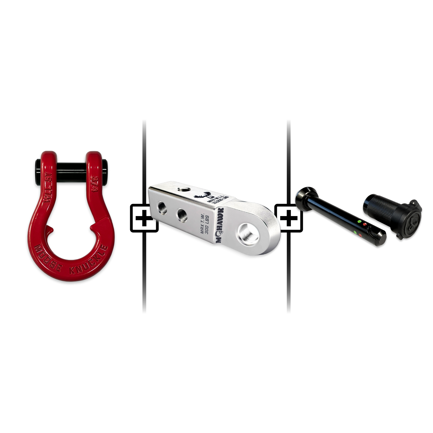 Jowl® 3/4 Split Shackle® Mohawk 2.0 Receiver and Hitch Pin Bundle