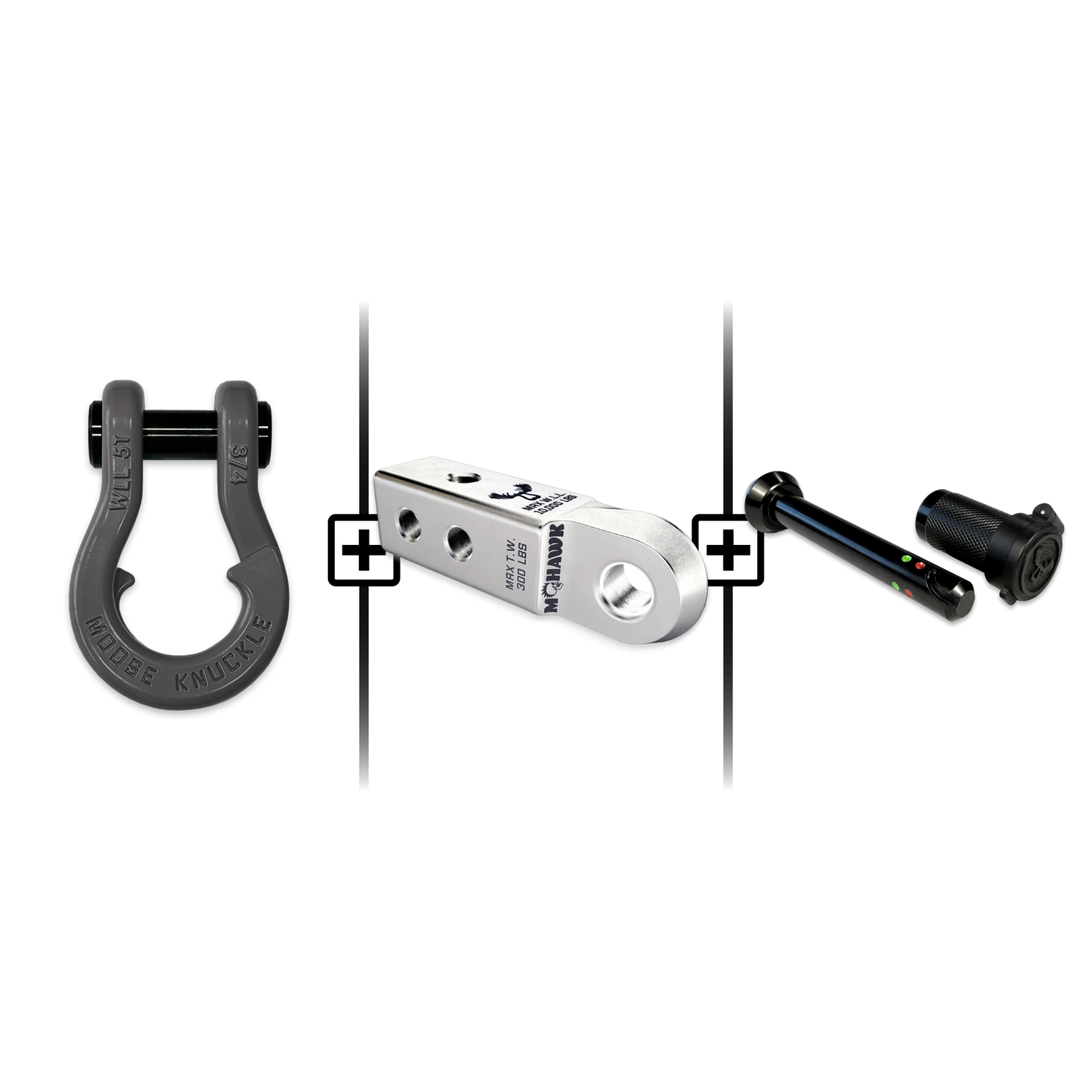 Jowl® 3/4 Split Shackle® Mohawk 2.0 Receiver and Hitch Pin Bundle