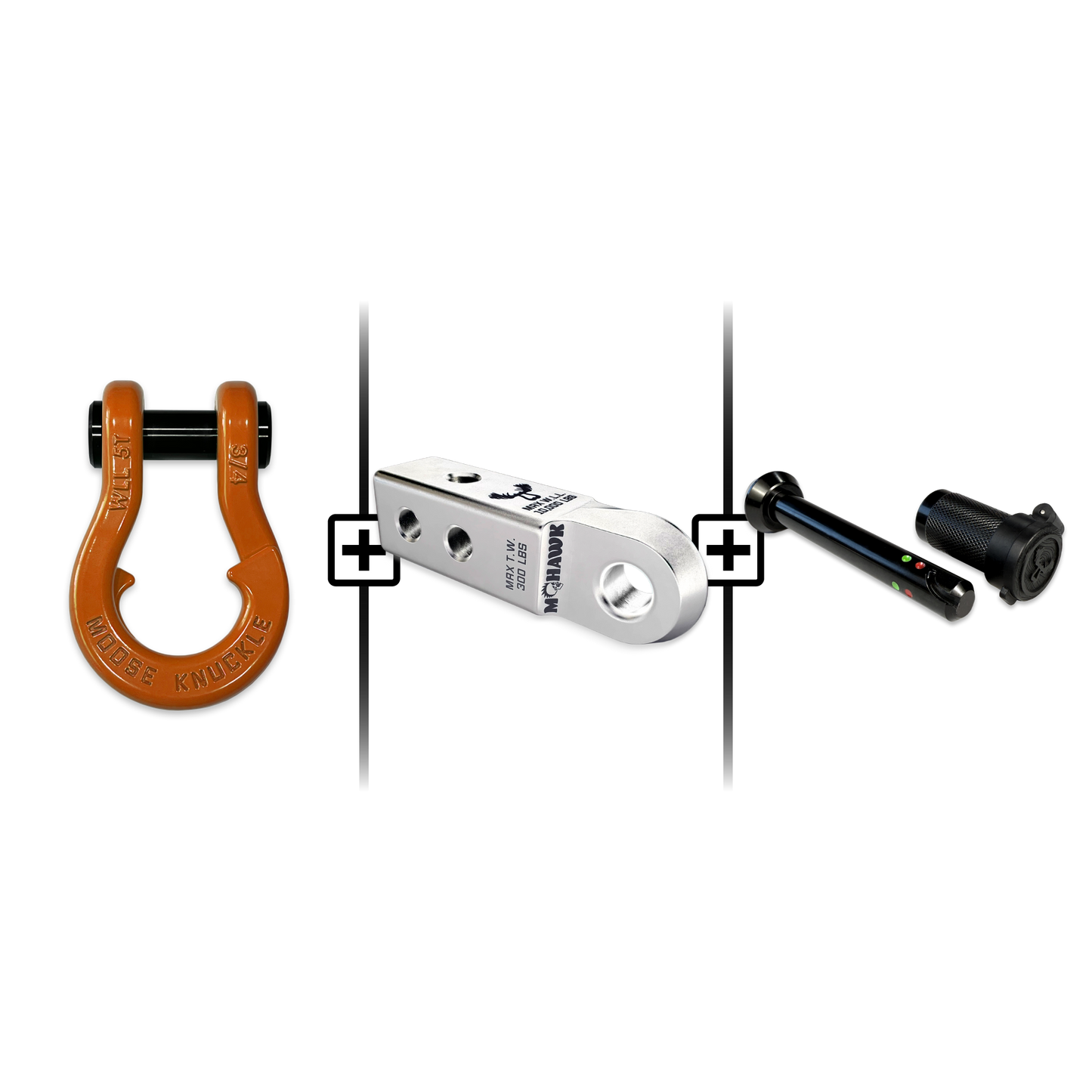 Jowl® 3/4 Split Shackle® Mohawk 2.0 Receiver and Hitch Pin Bundle