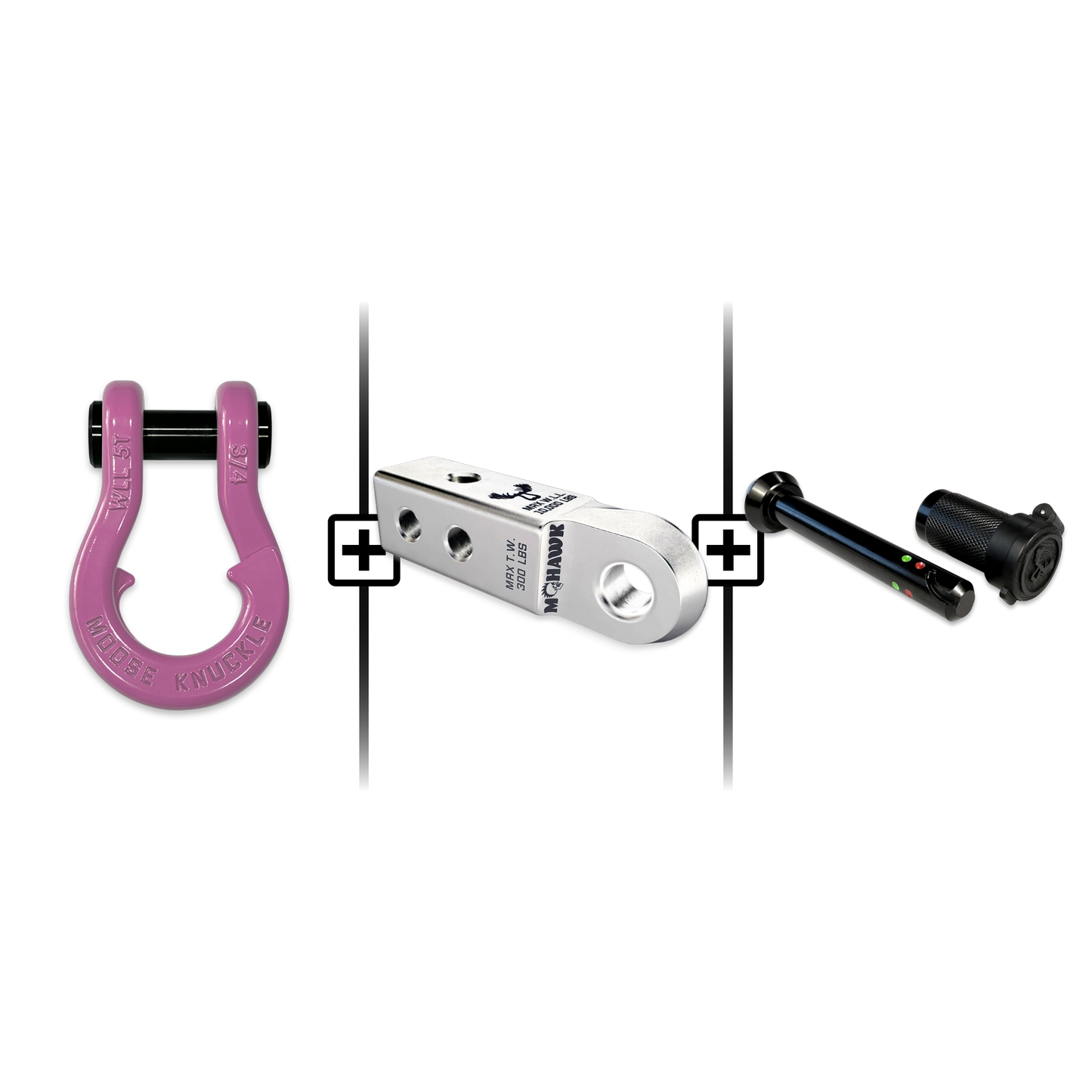 Jowl® 3/4 Split Shackle® Mohawk 2.0 Receiver and Hitch Pin Bundle