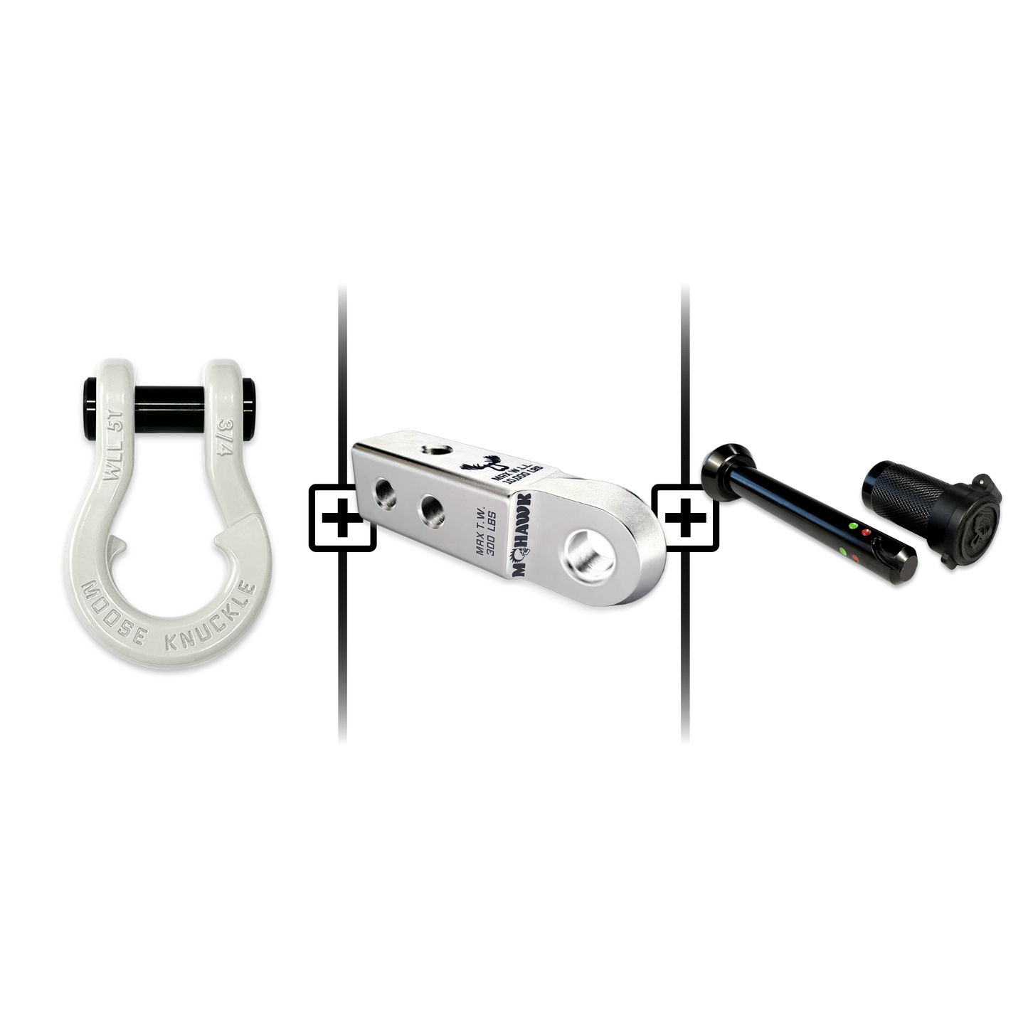 Jowl® 3/4 Split Shackle® Mohawk 2.0 Receiver and Hitch Pin Bundle