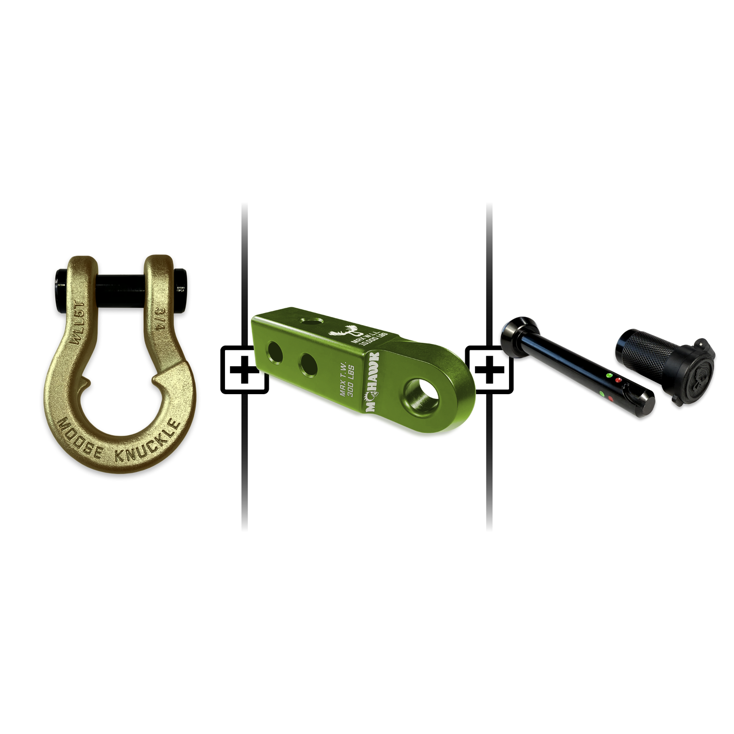 Jowl® 3/4 Split Shackle® Mohawk 2.0 Receiver and Hitch Pin Bundle