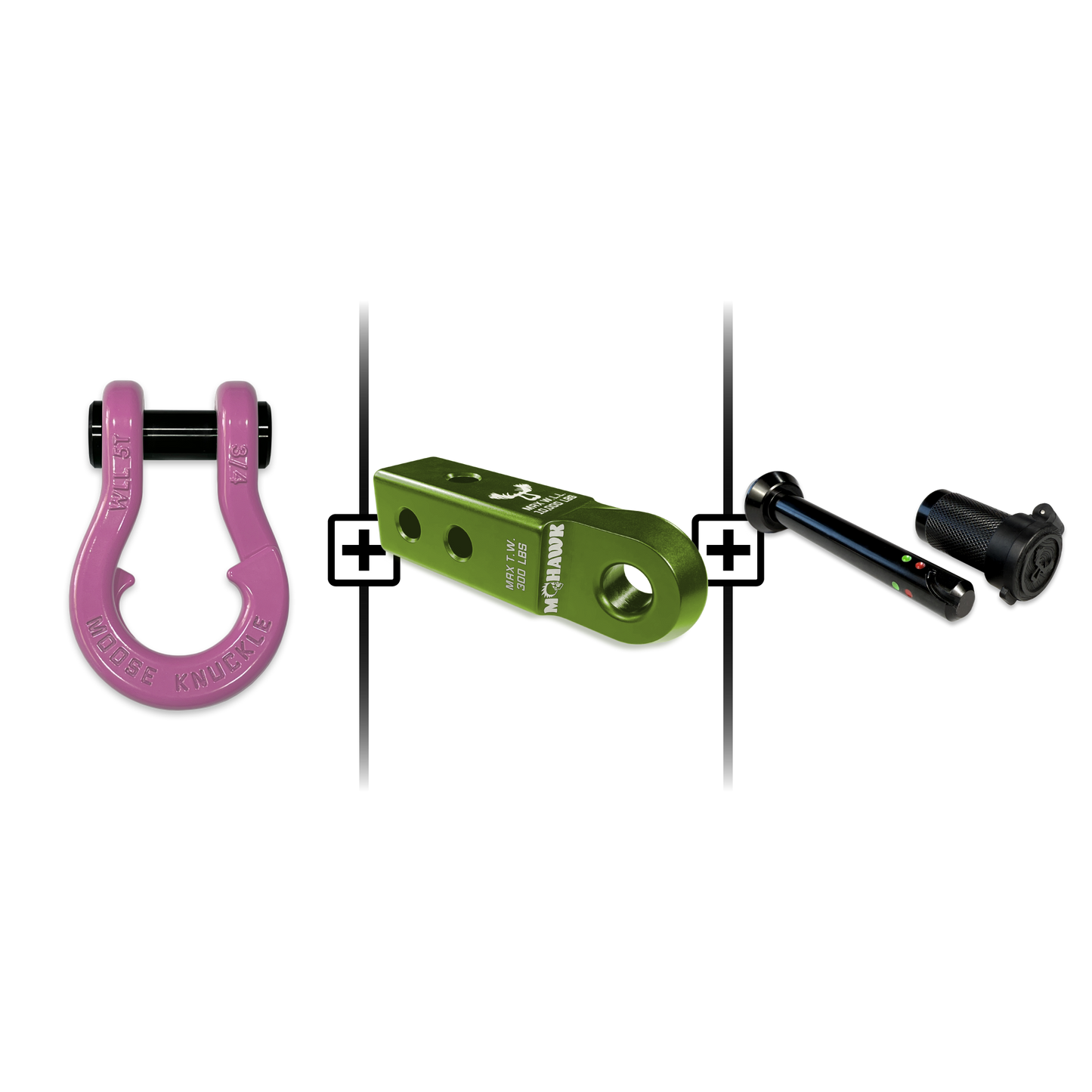 Jowl® 3/4 Split Shackle® Mohawk 2.0 Receiver and Hitch Pin Bundle