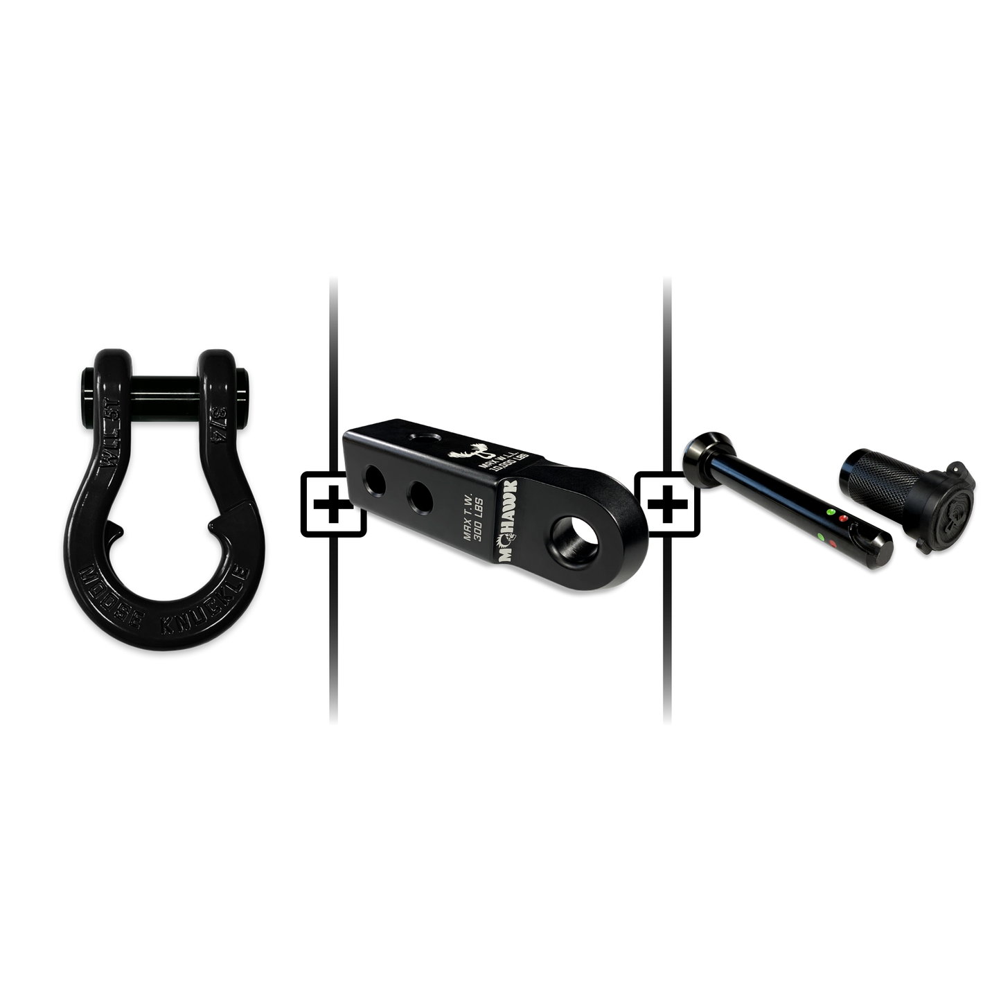 Jowl® 3/4 Split Shackle® Mohawk 2.0 Receiver and Hitch Pin Bundle