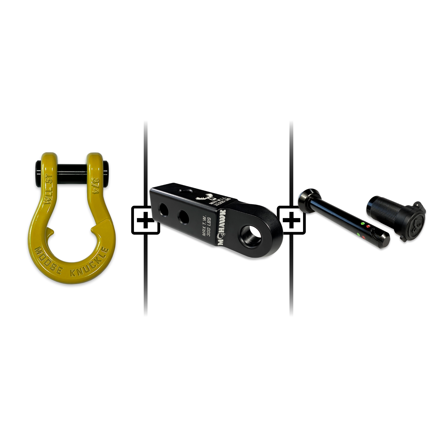 Jowl® 3/4 Split Shackle® Mohawk 2.0 Receiver and Hitch Pin Bundle