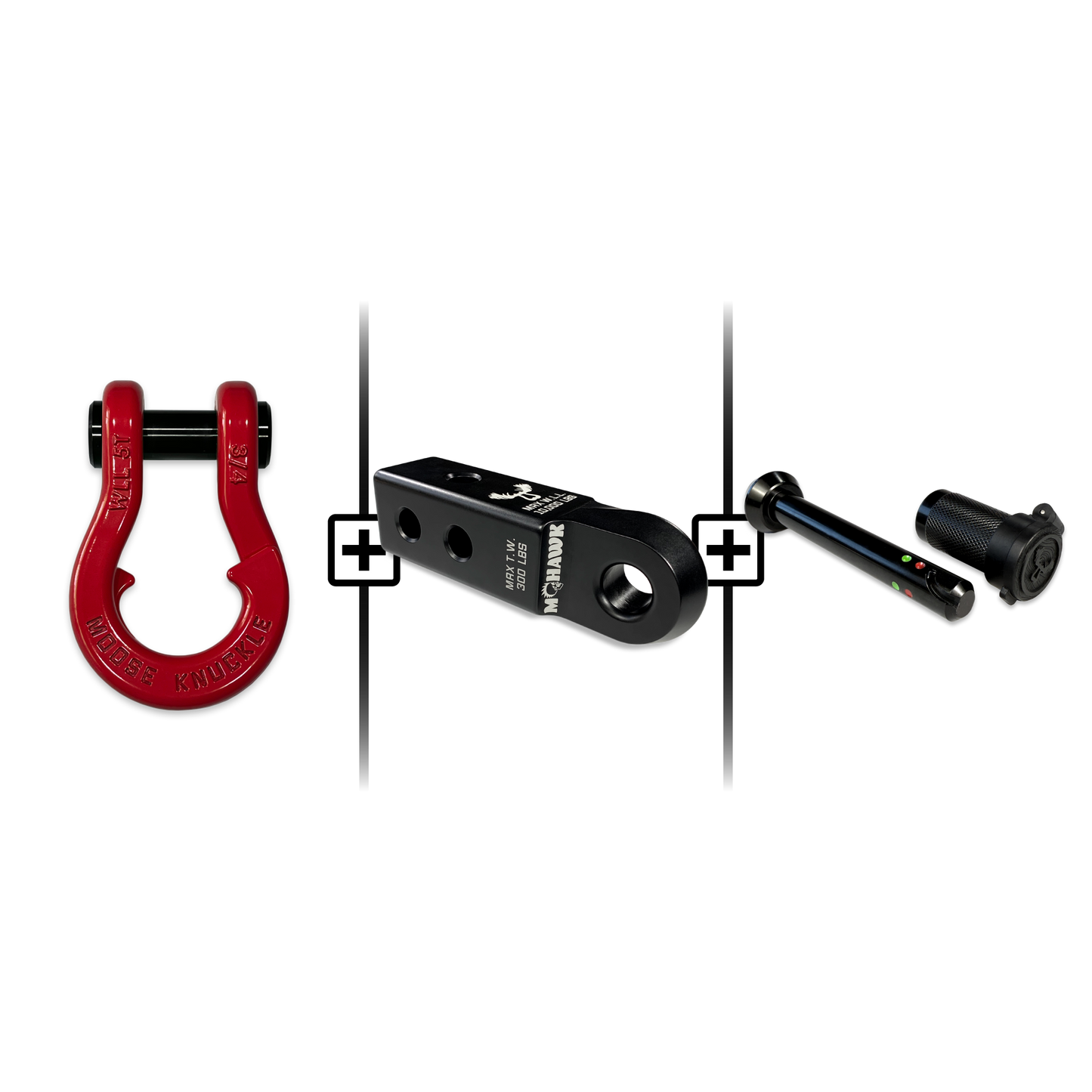 Jowl® 3/4 Split Shackle® Mohawk 2.0 Receiver and Hitch Pin Bundle