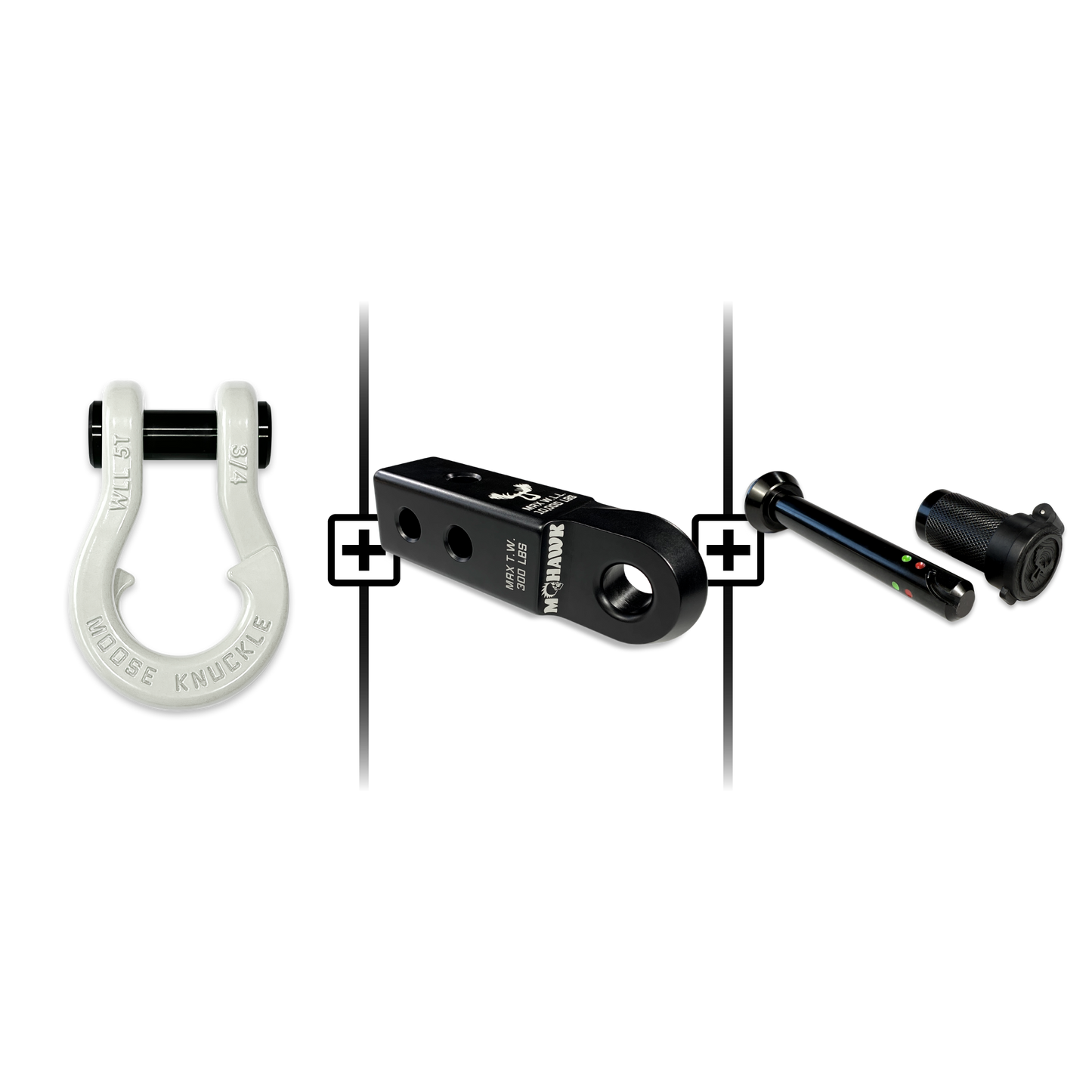 Jowl® 3/4 Split Shackle® Mohawk 2.0 Receiver and Hitch Pin Bundle