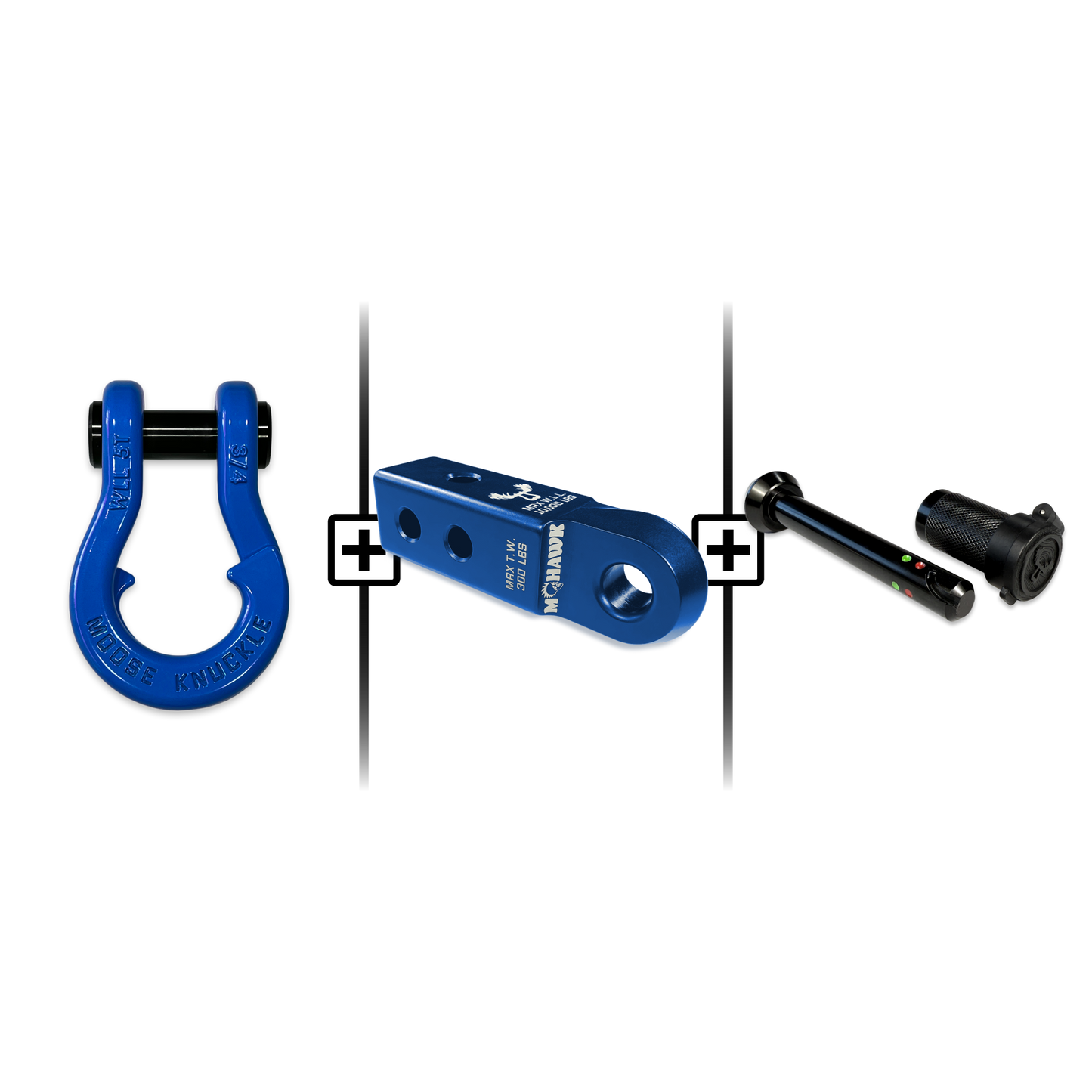 Jowl® 3/4 Split Shackle® Mohawk 2.0 Receiver and Hitch Pin Bundle