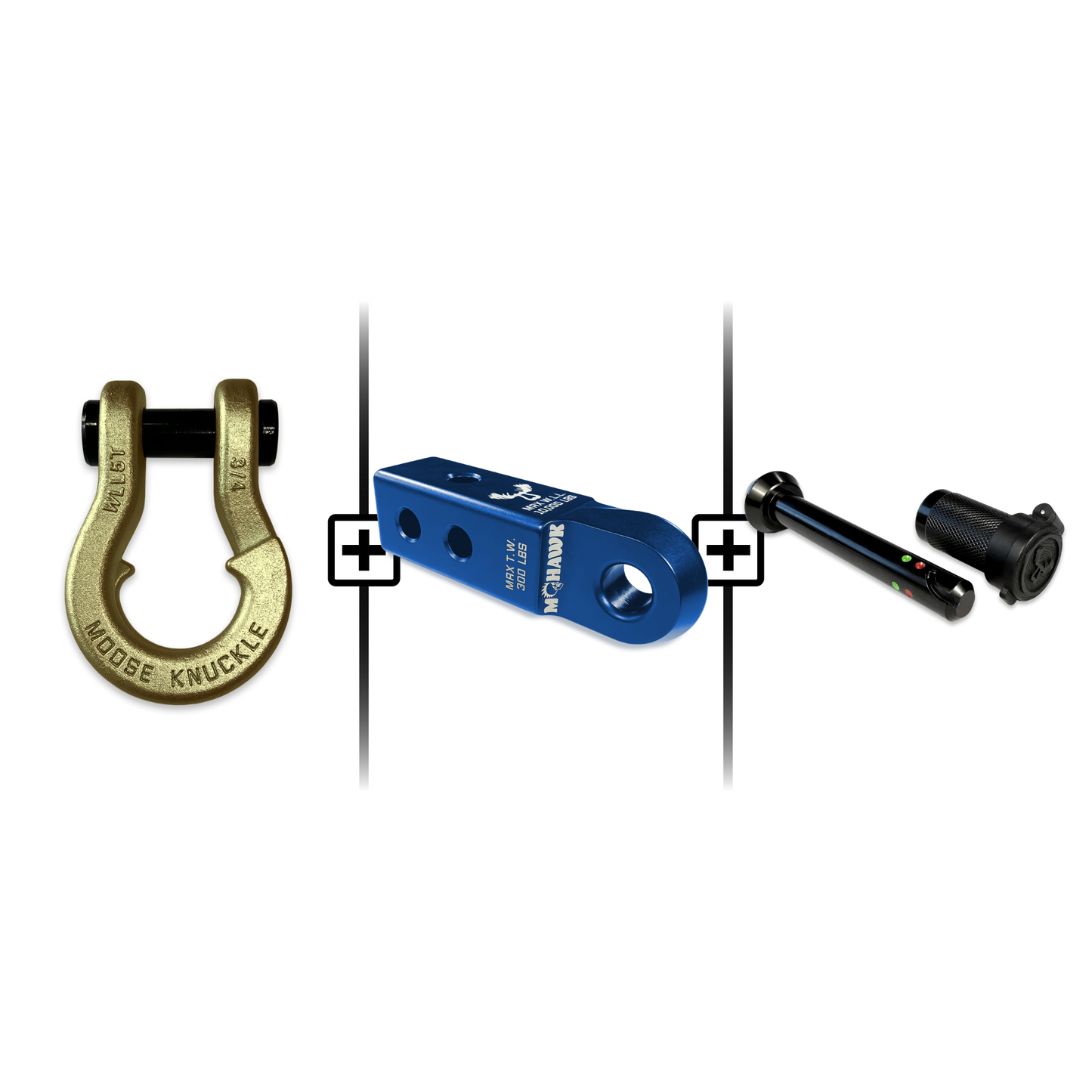 Jowl® 3/4 Split Shackle® Mohawk 2.0 Receiver and Hitch Pin Bundle