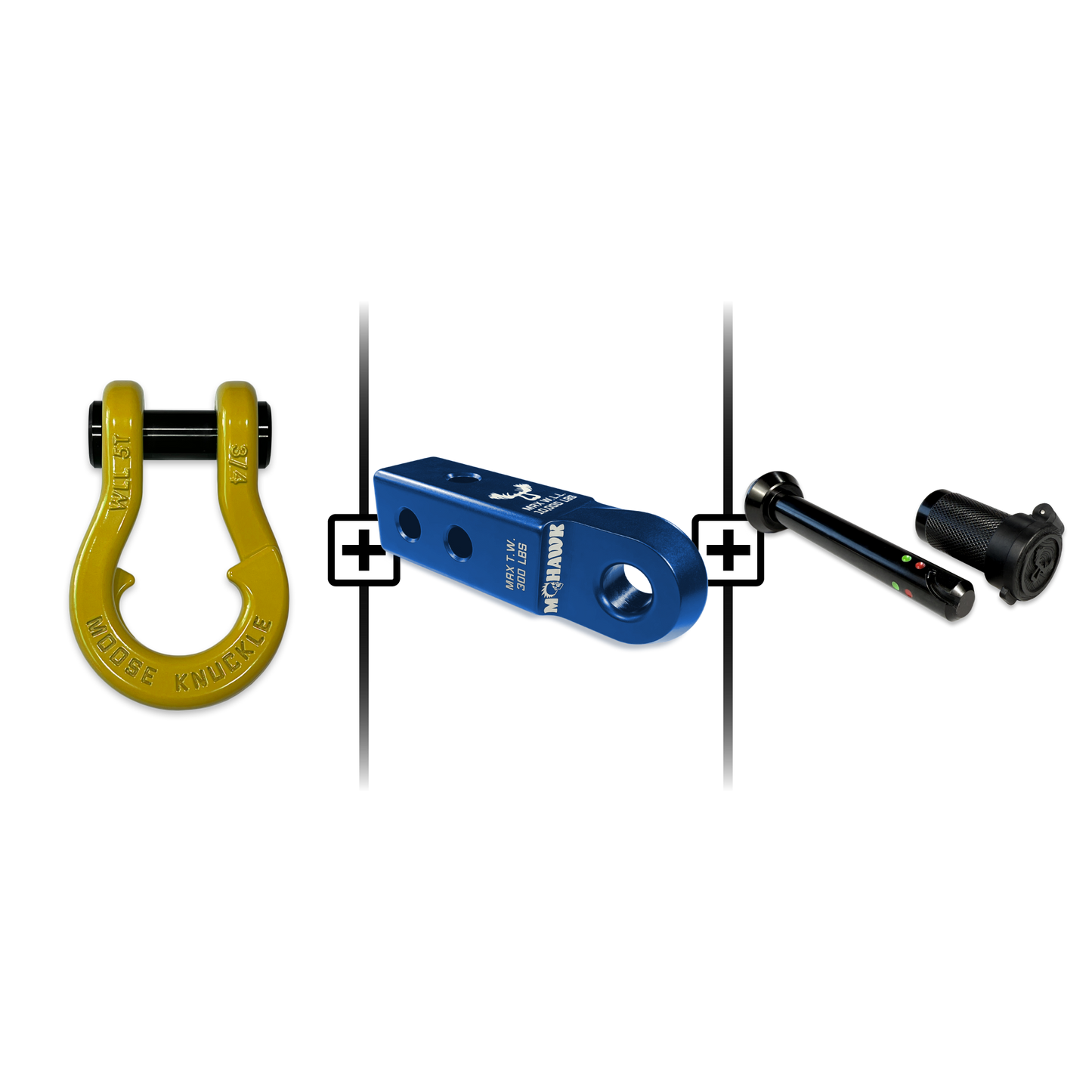 Jowl® 3/4 Split Shackle® Mohawk 2.0 Receiver and Hitch Pin Bundle