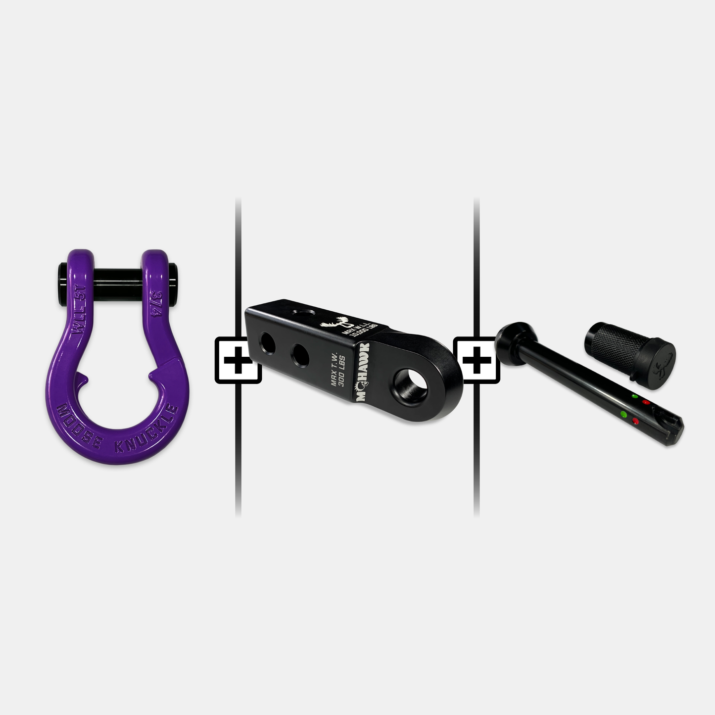 Jowl® 3/4 Split Shackle® Mohawk 2.0 Receiver and Hitch Pin Bundle